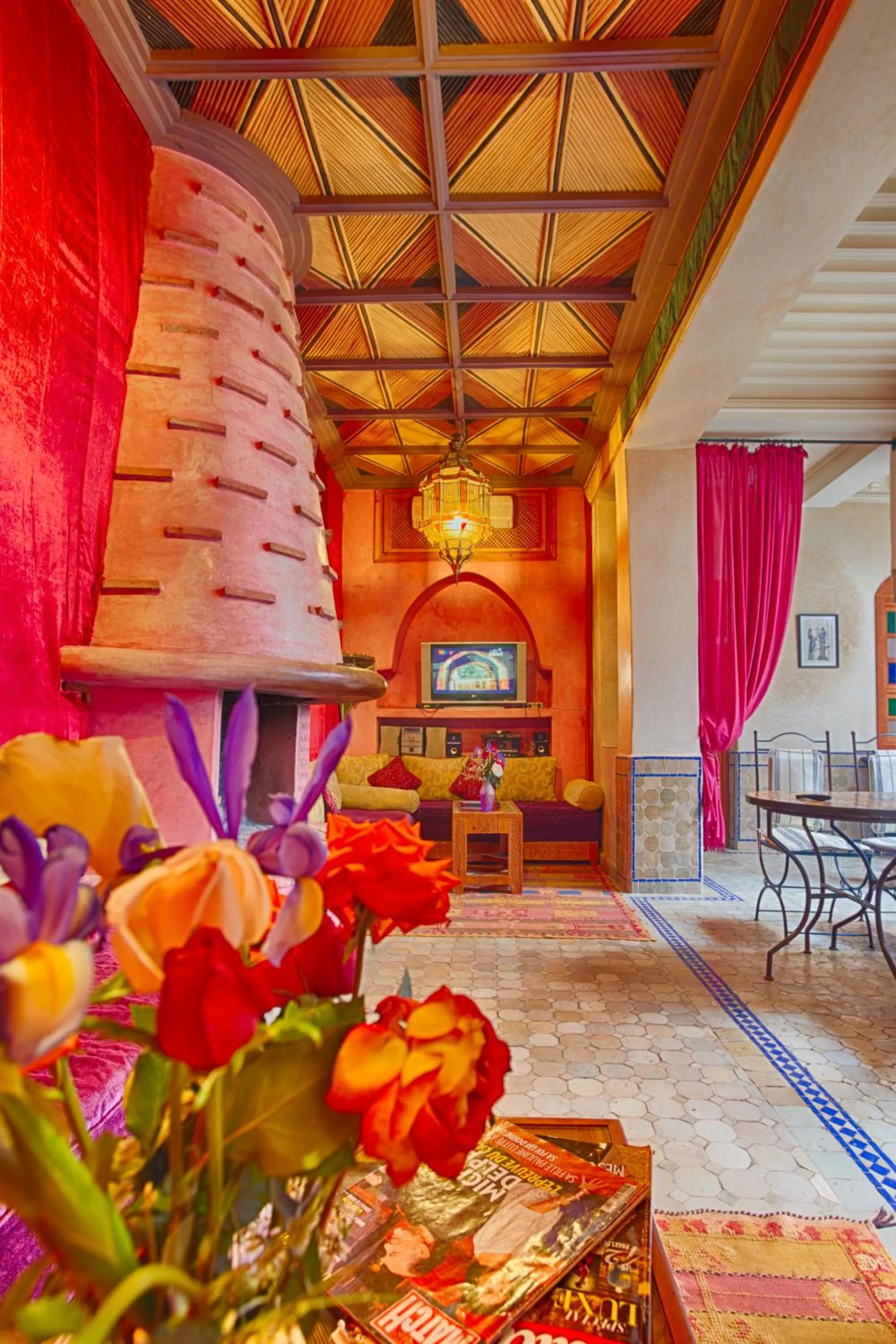 Living room in Riad Kenzo