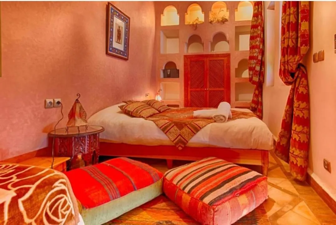 Bed in Riad Kenzo