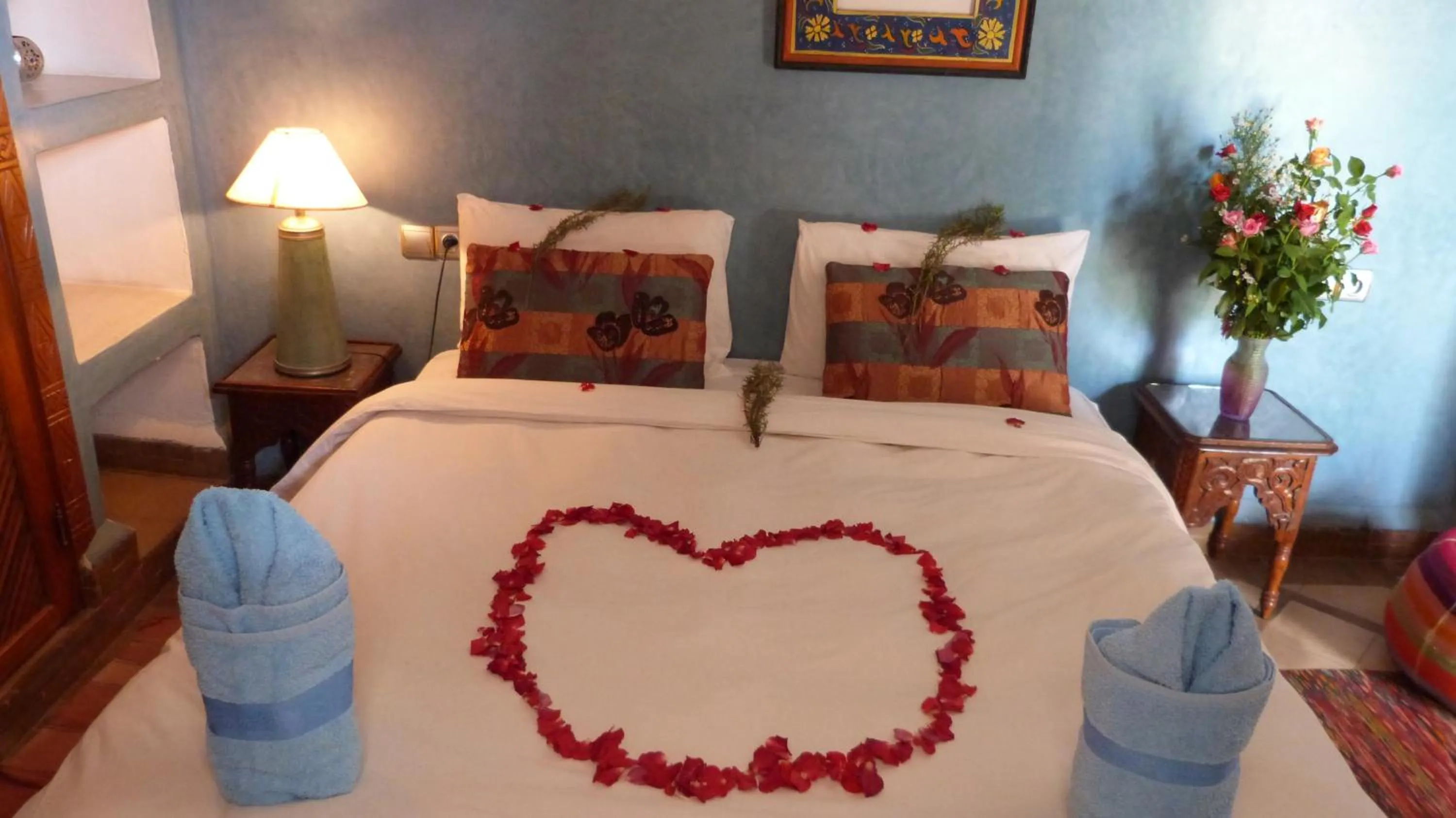 Bedroom, Bed in Riad Kenzo