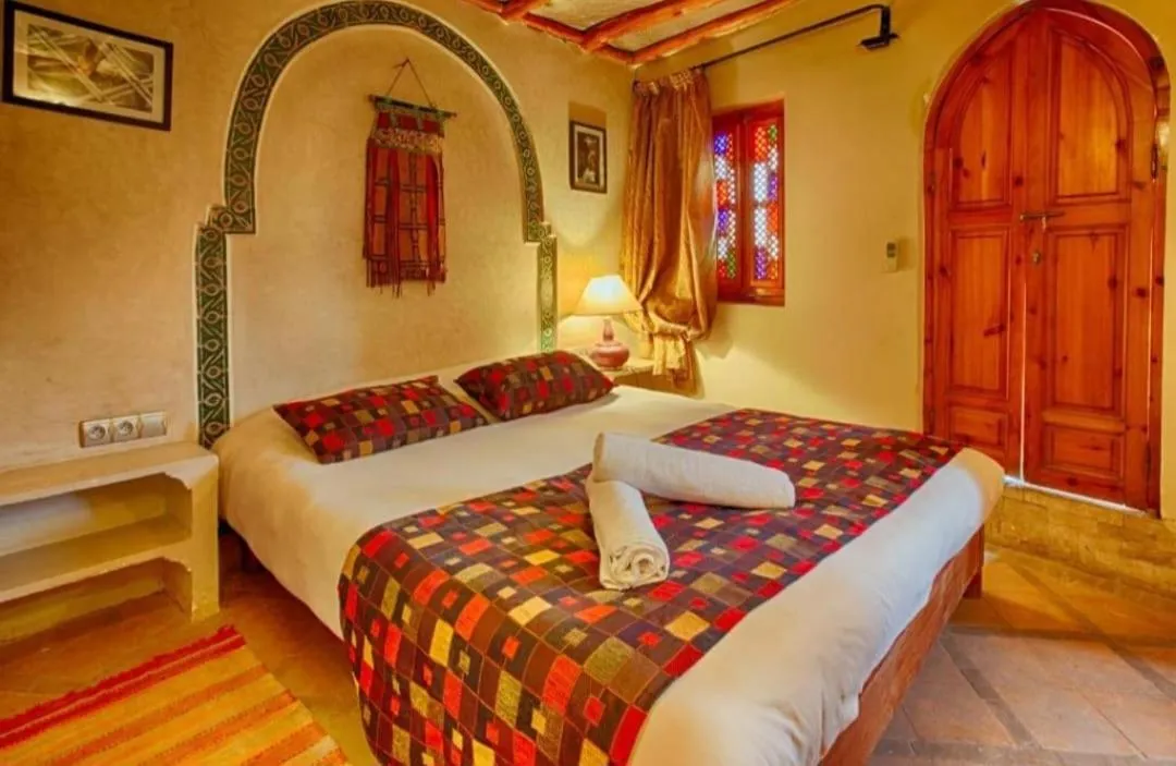 Bed in Riad Kenzo
