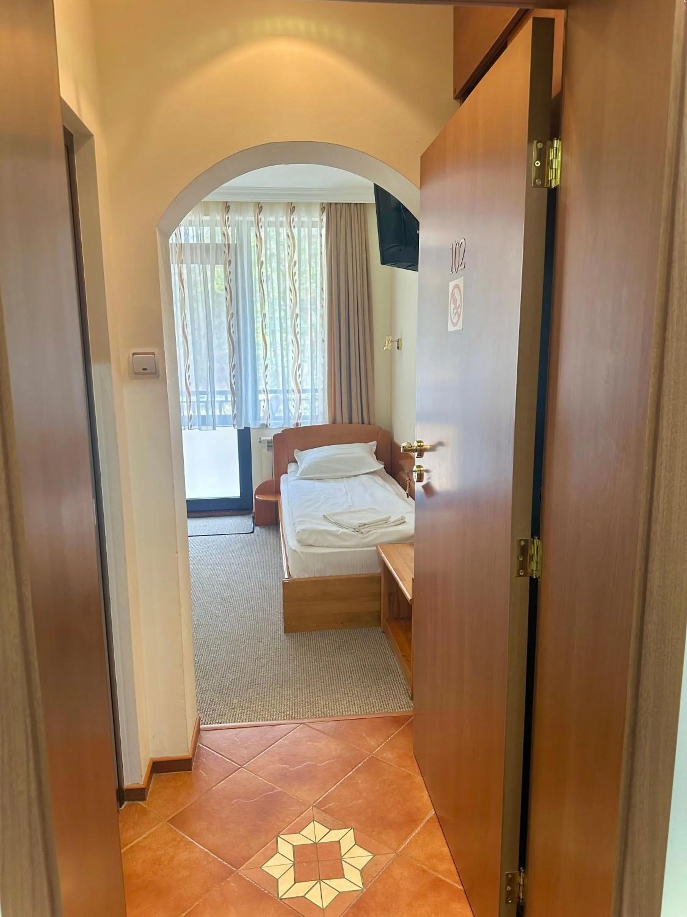 Bed in Daf Trans Hotel