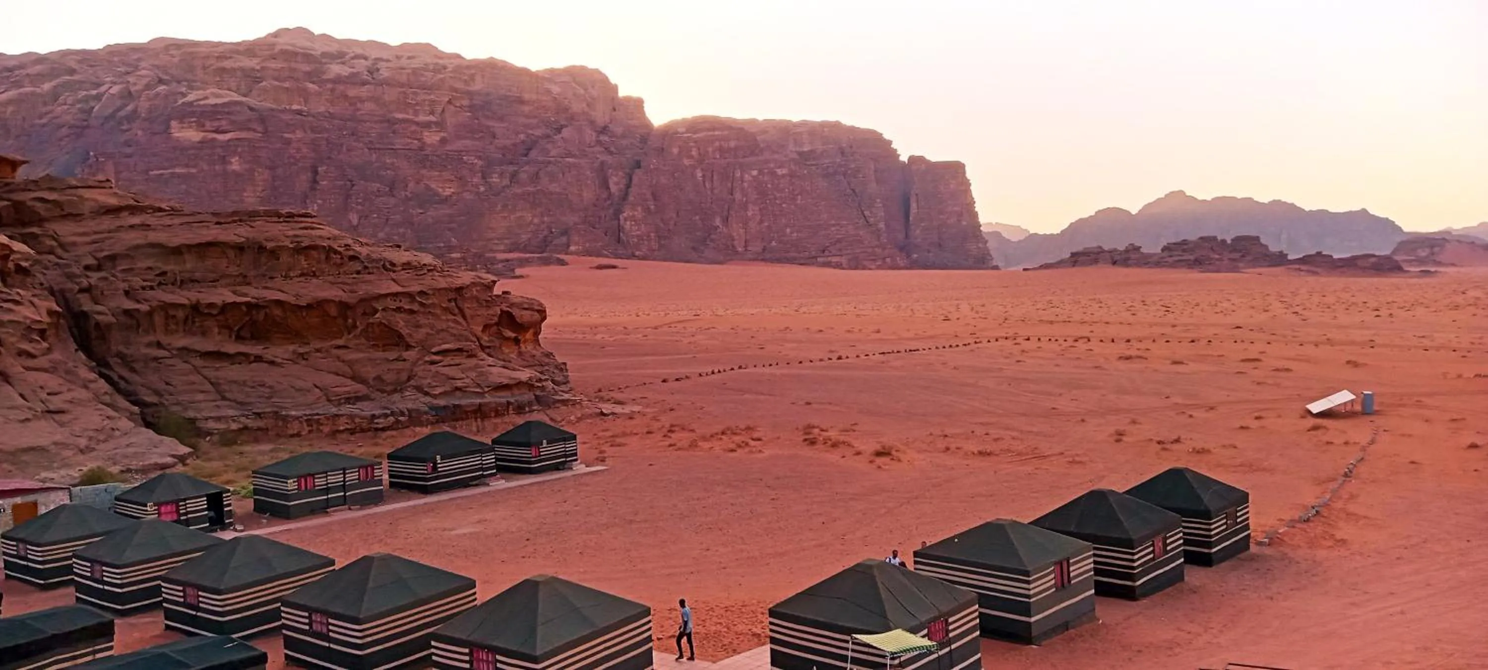 Natural landscape in Beyond Wadi Rum Camp