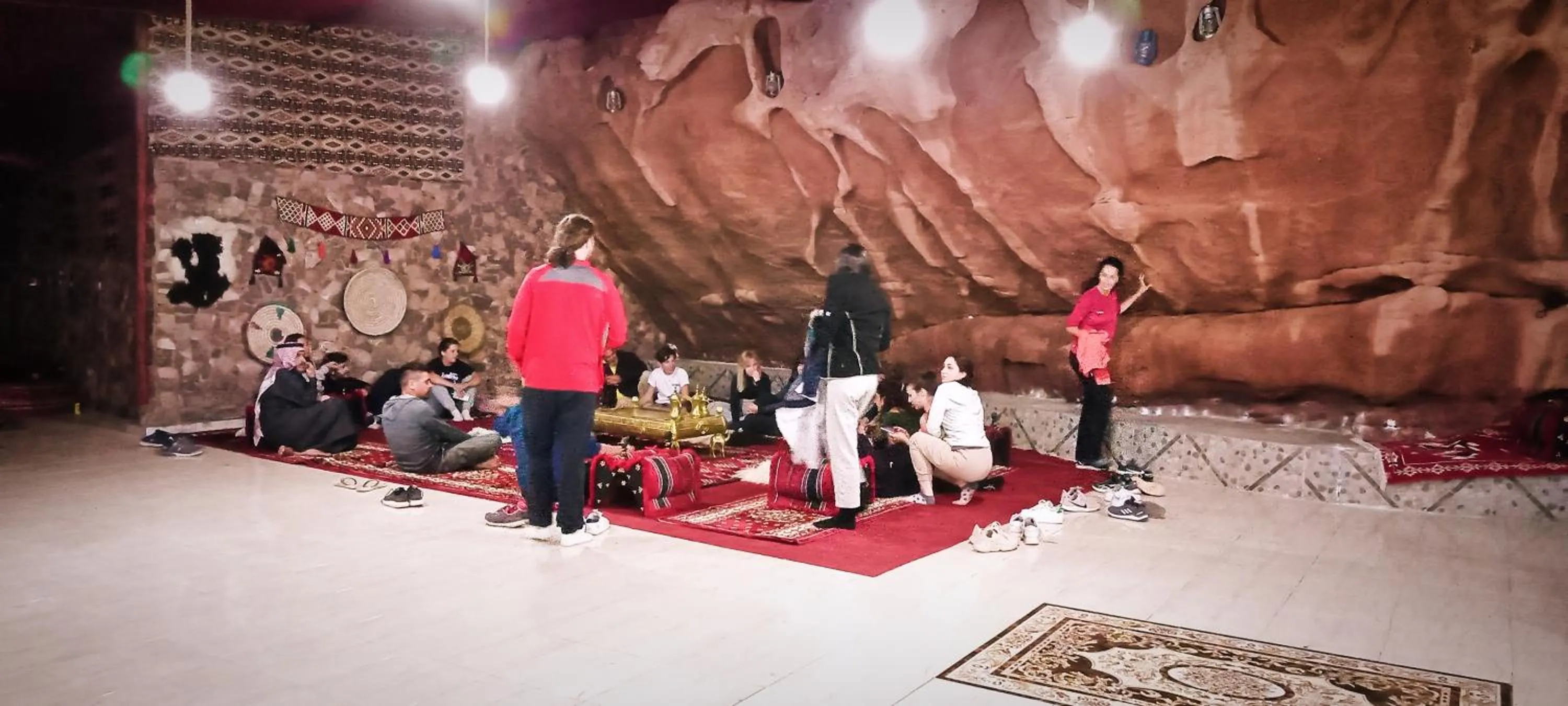 People in Beyond Wadi Rum Camp