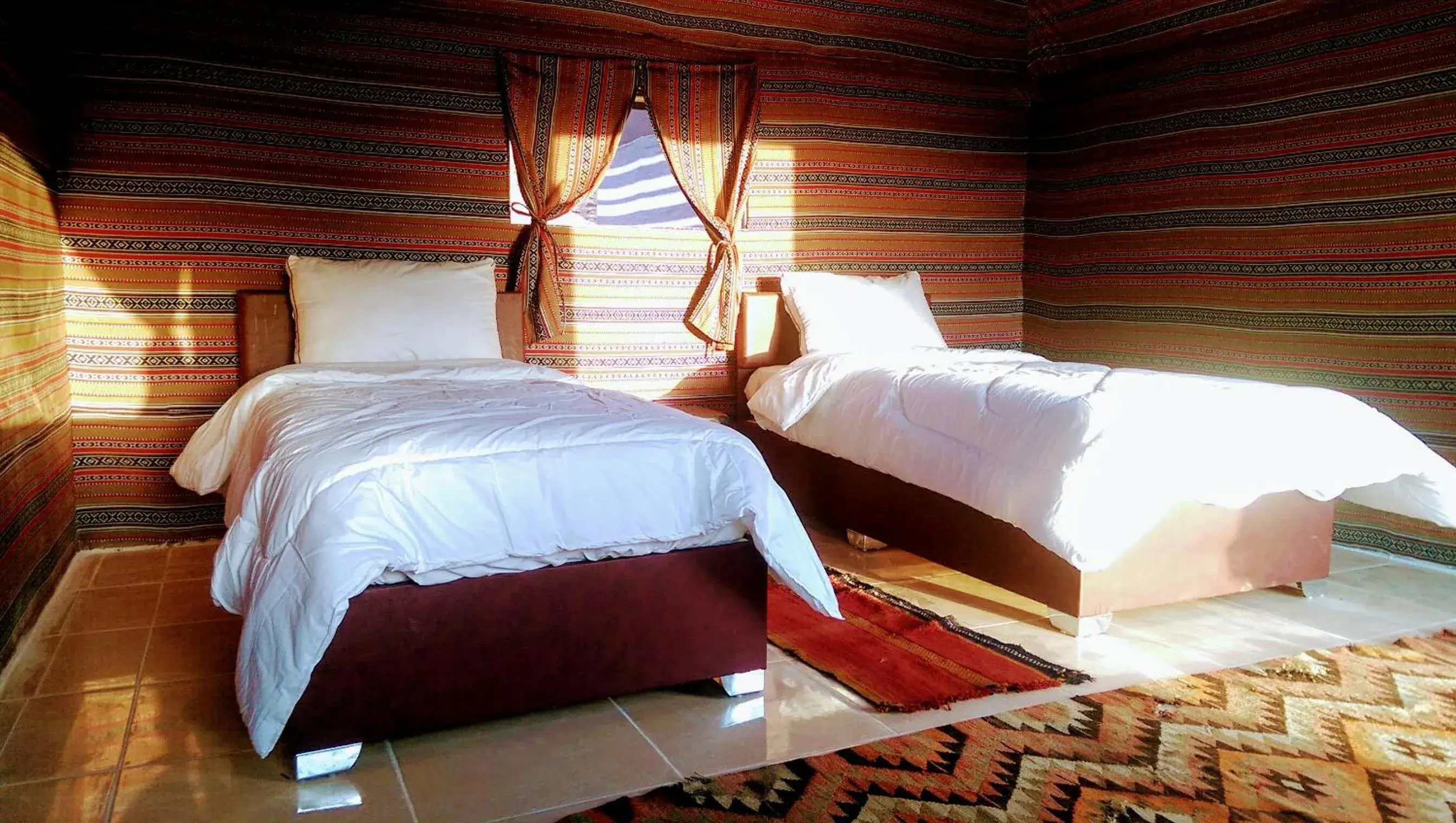 Twin Tent - single occupancy in Beyond Wadi Rum Camp Twin Tent - single occupancy in Beyond Wadi Rum Camp