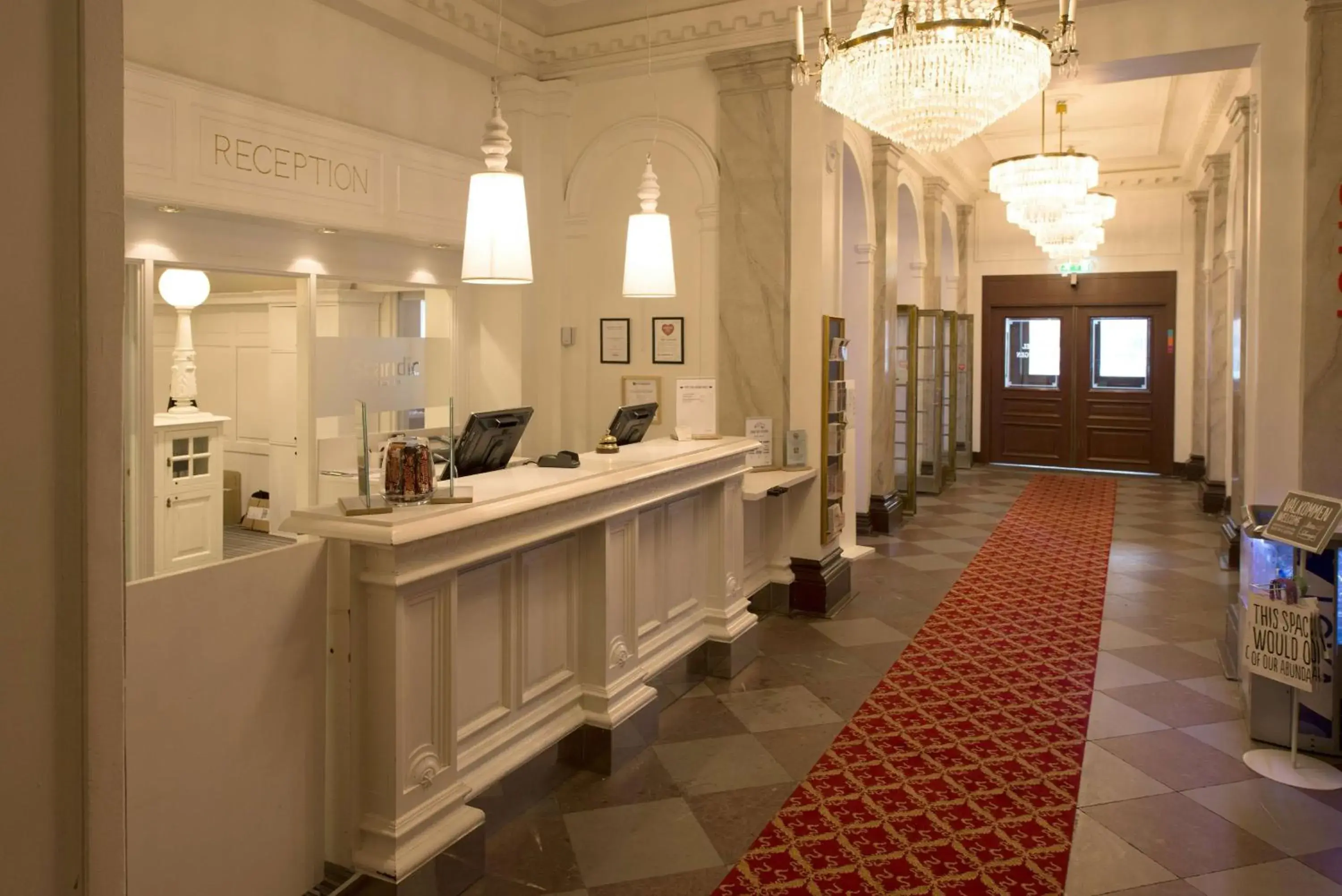 Lobby or reception in Scandic Billingen Lobby or reception in Scandic Billingen
