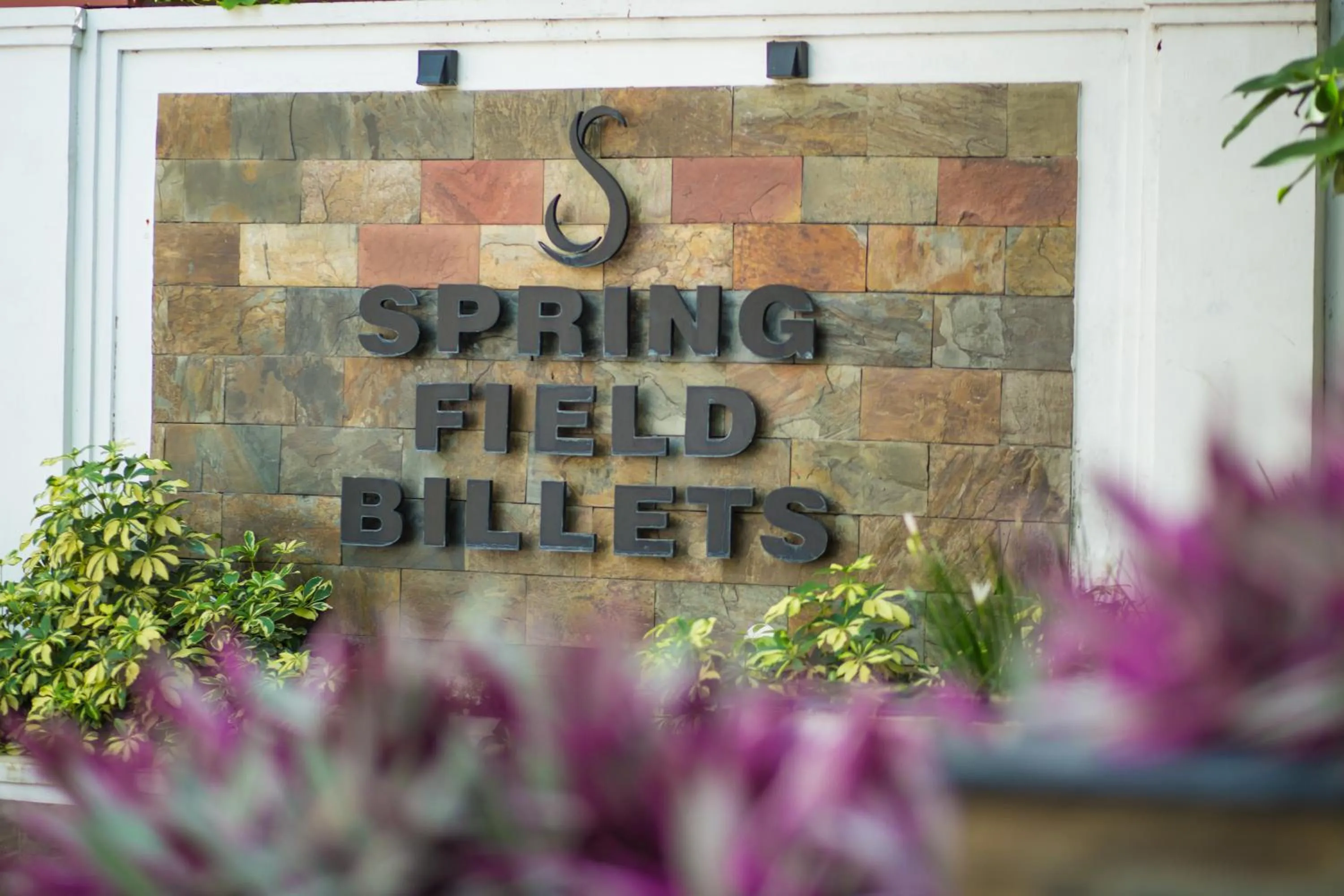 Property logo or sign in Spring Field Billets