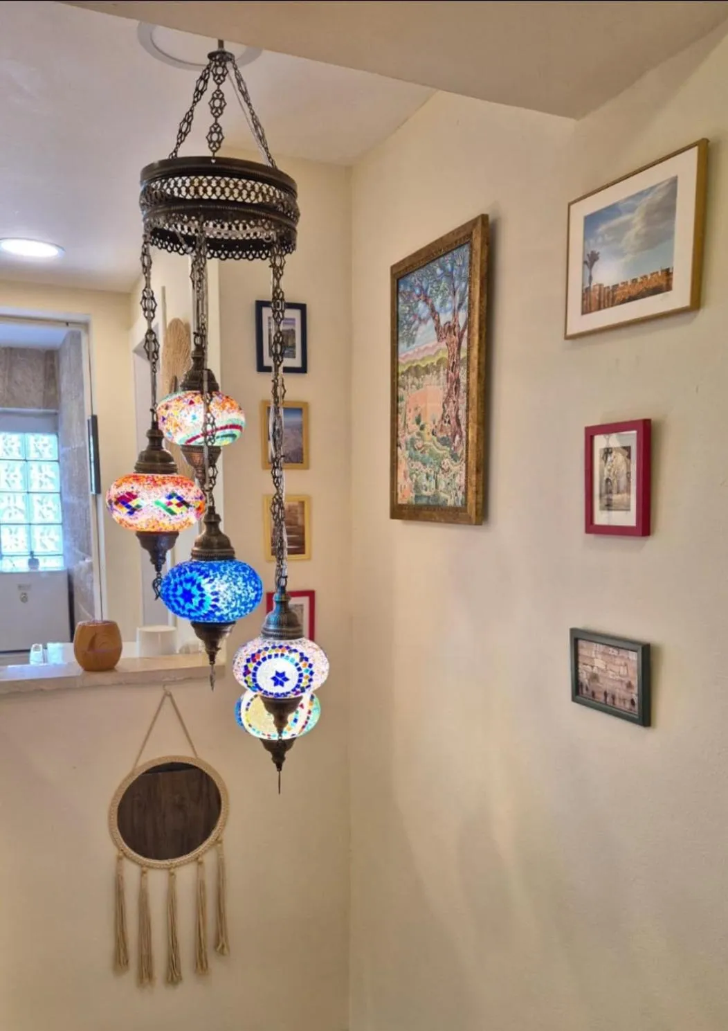 Decorative detail in Mike's House Jerusalem