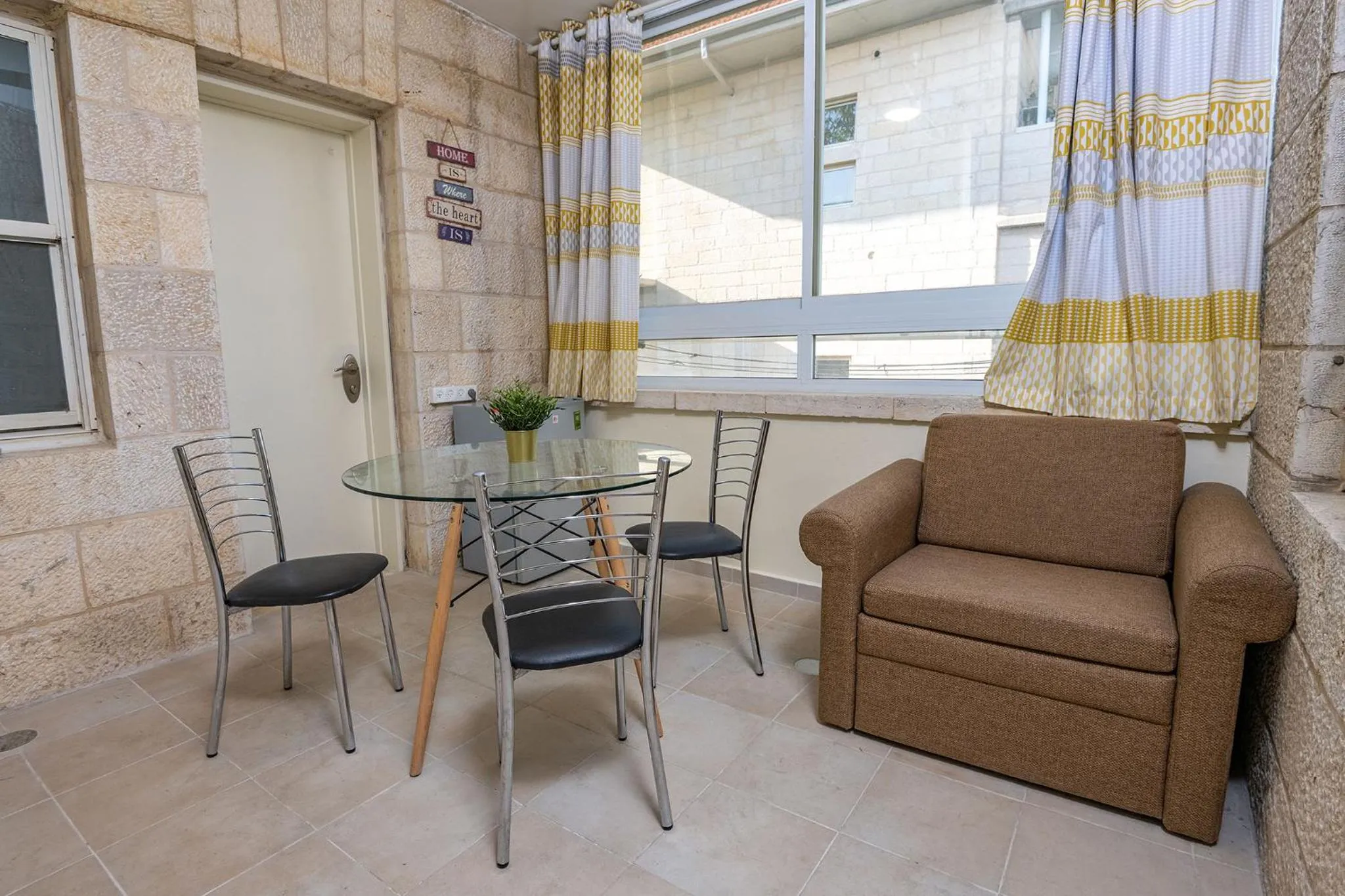 Living room in Mike's House Jerusalem