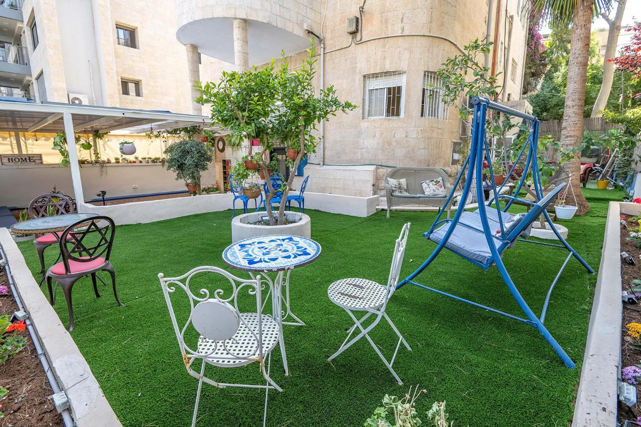 Garden in Mike's House Jerusalem