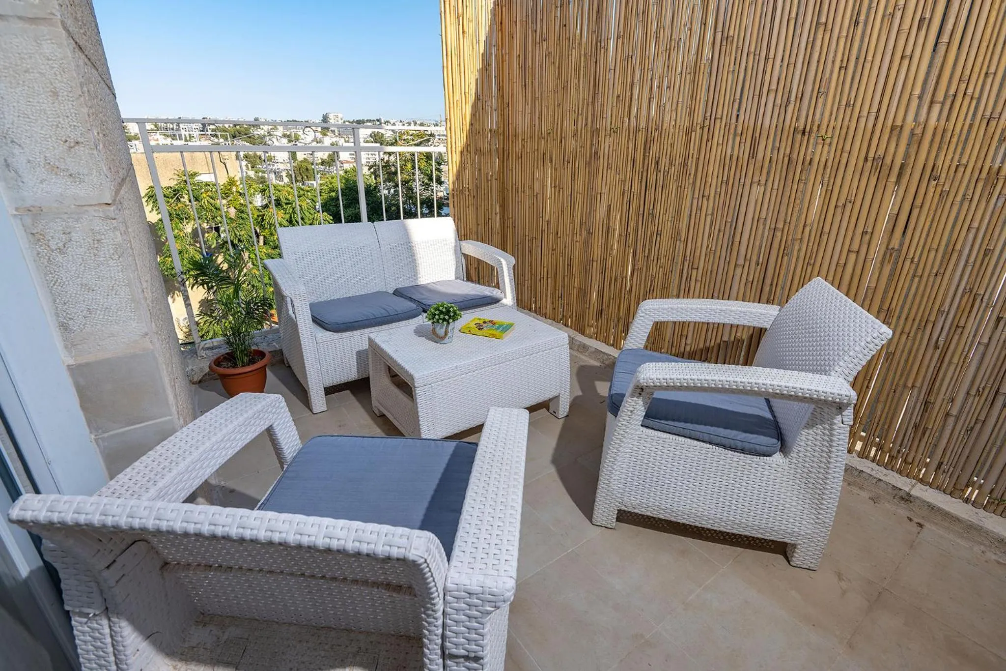 Patio in Mike's House Jerusalem