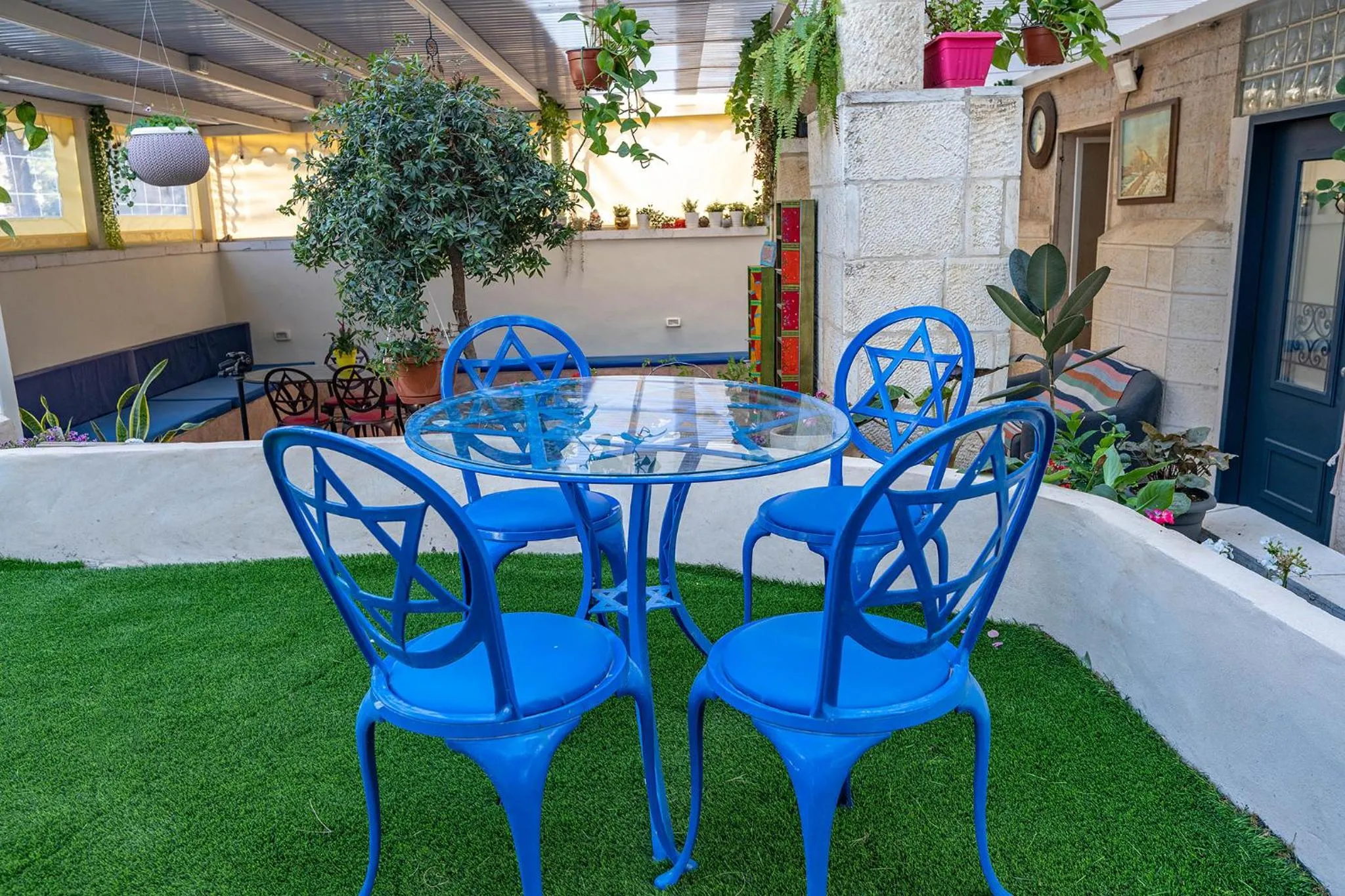 Garden in Mike's House Jerusalem