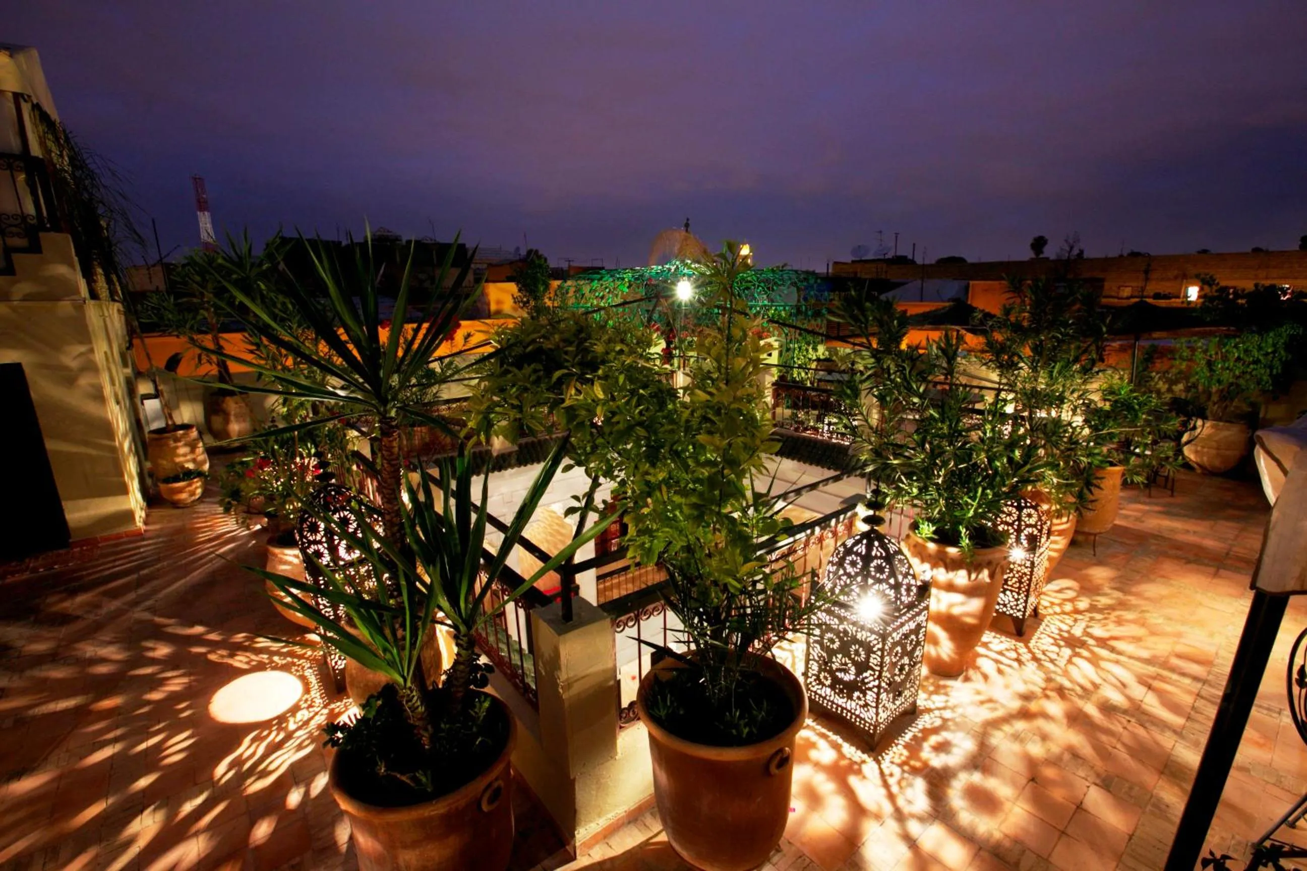 Balcony/Terrace in Riad Africa - Marrakech Medina Maison d'Hote