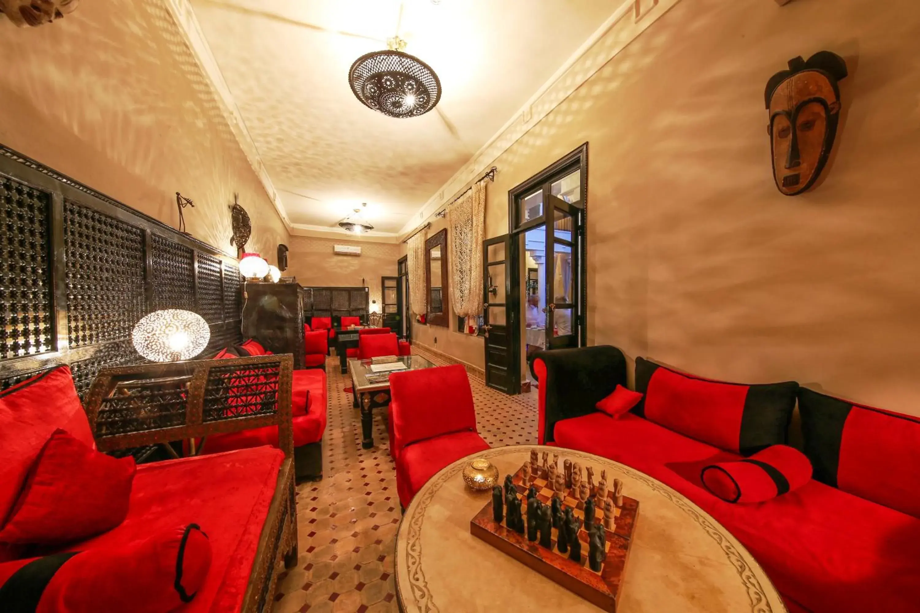 Lounge or bar in Riad Africa - Marrakech Medina Maison d'Hote Lounge or bar in Riad Africa - Marrakech Medina Maison d'Hote