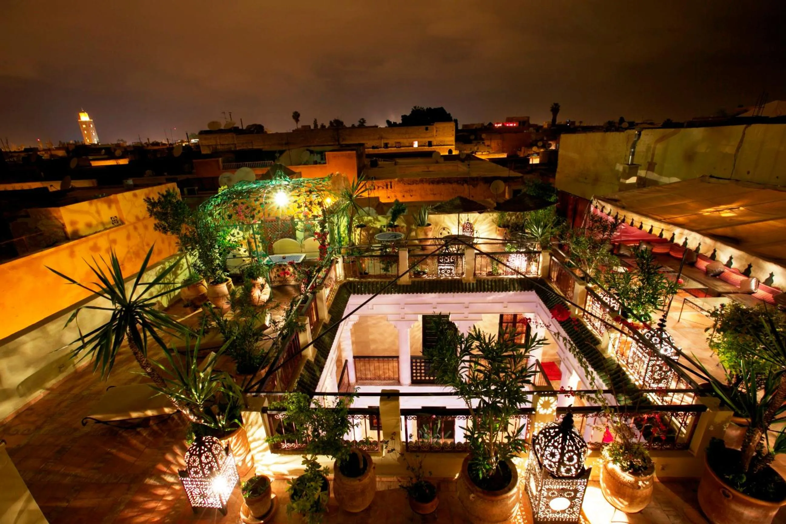 Balcony/Terrace in Riad Africa - Marrakech Medina Maison d'Hote