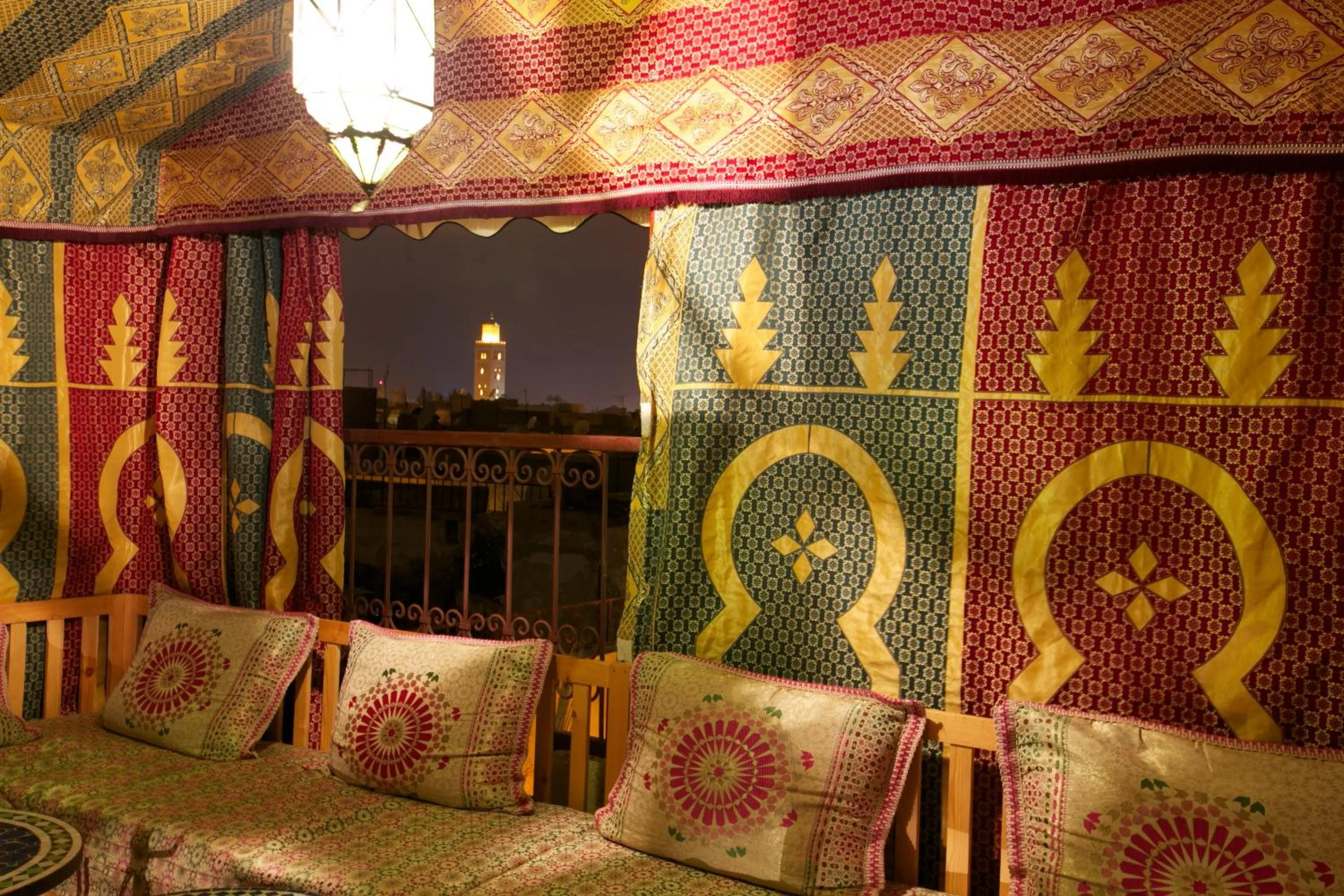 Decorative detail in Riad Africa - Marrakech Medina Maison d'Hote