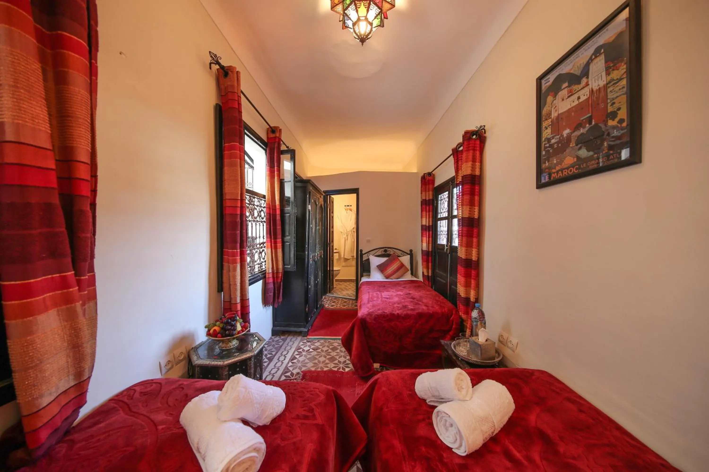 Bedroom, Bed in Riad Africa - Marrakech Medina Maison d'Hote