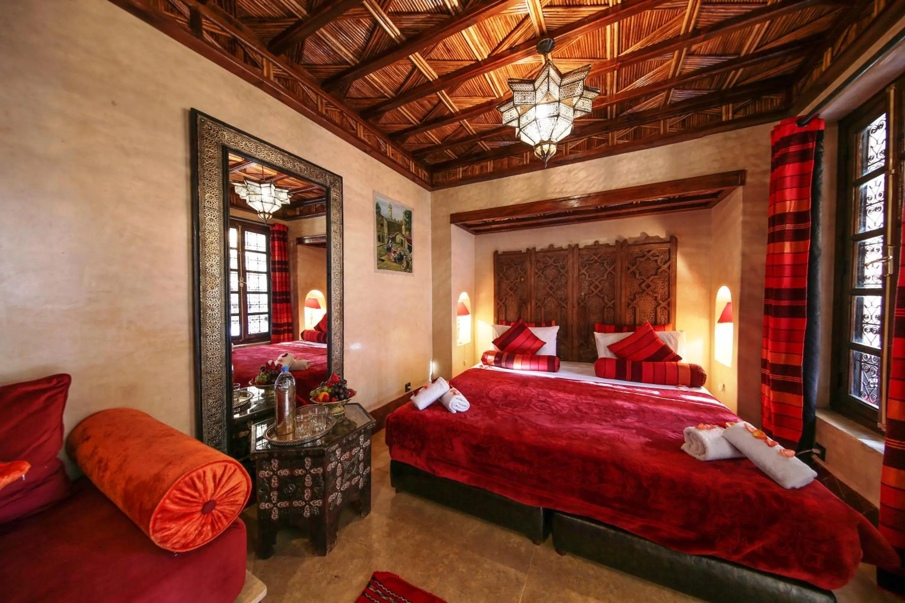 Bedroom, Bed in Riad Africa - Marrakech Medina Maison d'Hote