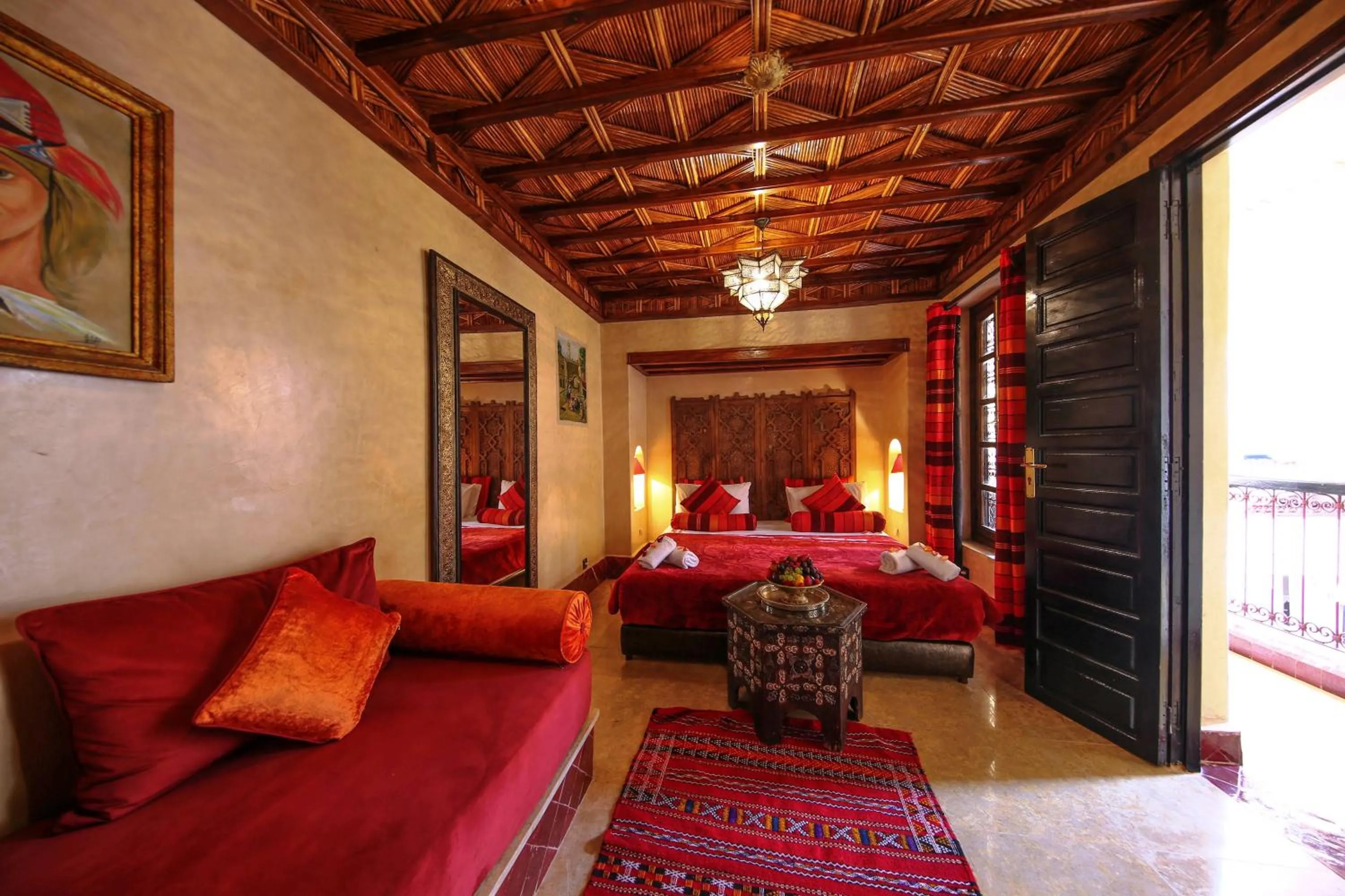 Bedroom, Bed in Riad Africa - Marrakech Medina Maison d'Hote