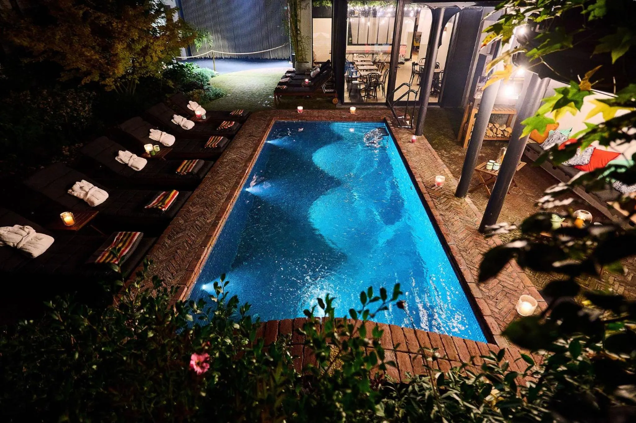 Pool view in Latroupe Hotel Jardin Secret