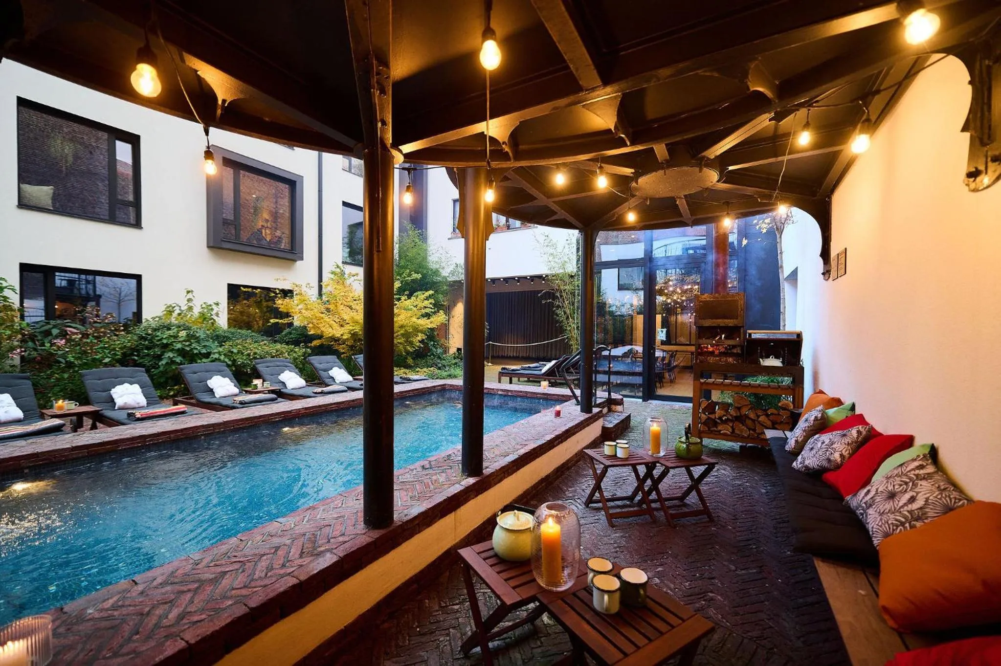 Balcony/Terrace in Latroupe Hotel Jardin Secret