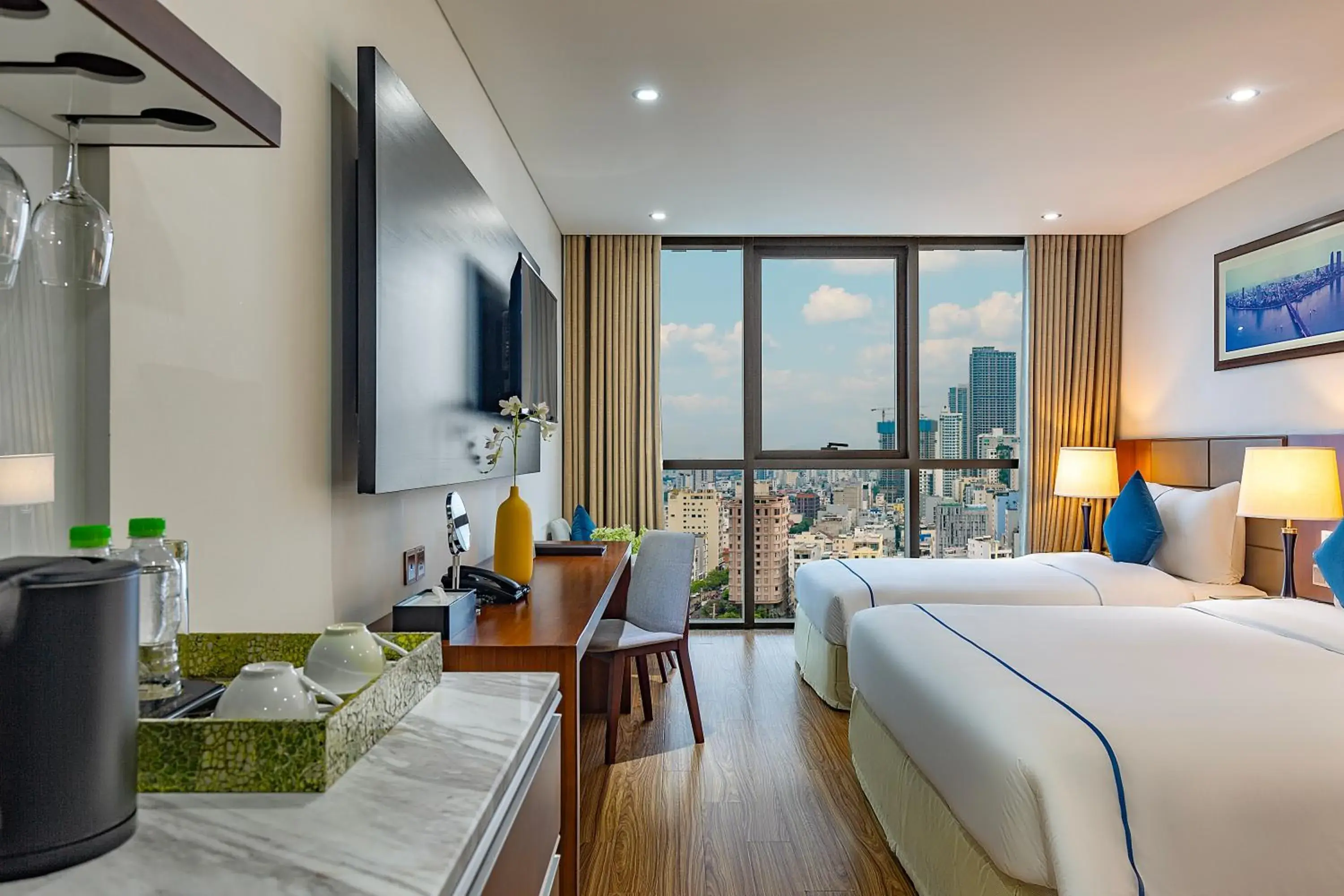 View (from property/room), Bed in Pavilion Hotel Da Nang View (from property/room), Bed in Pavilion Hotel Da Nang