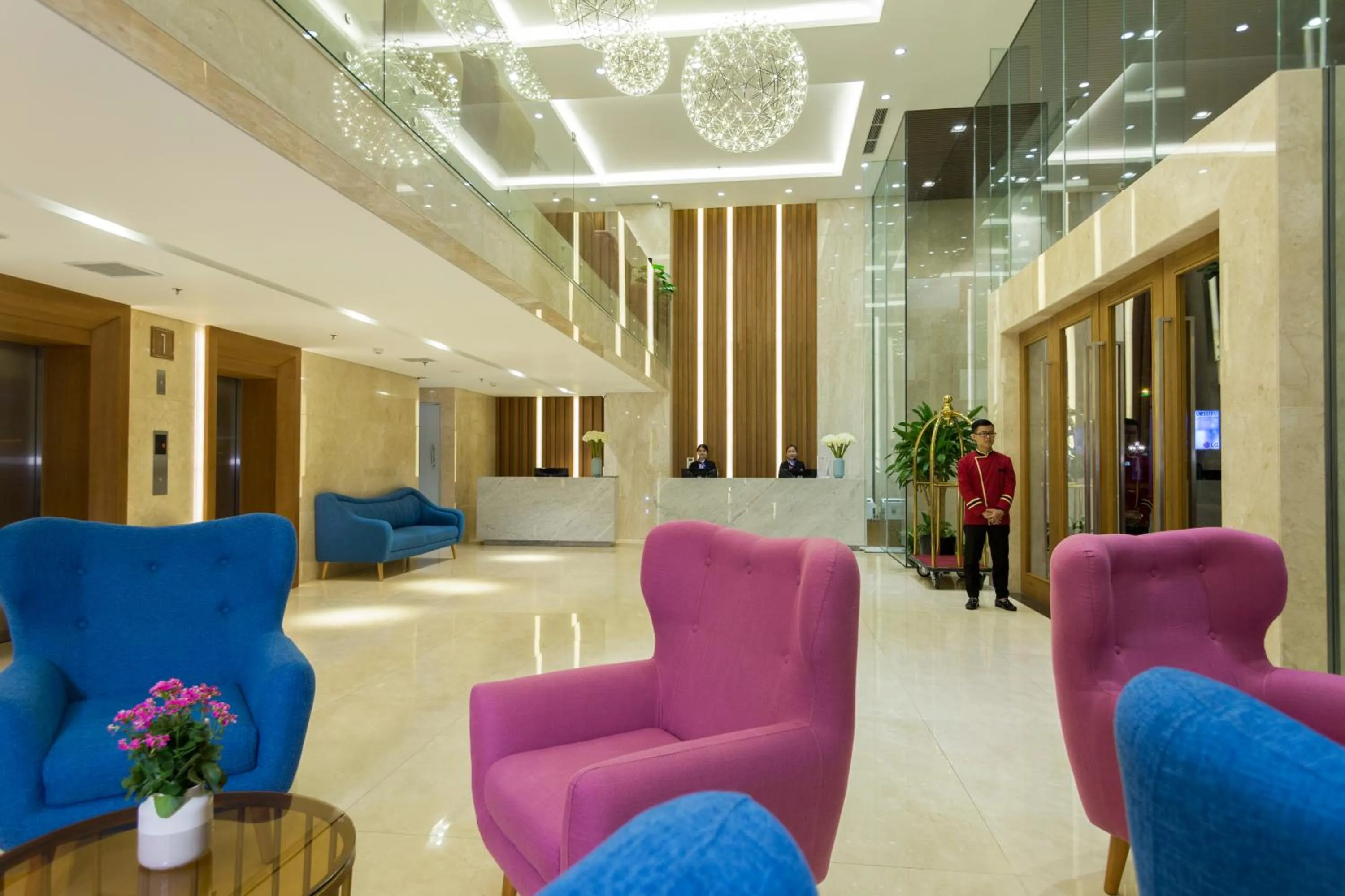Lobby or reception in Pavilion Hotel Da Nang