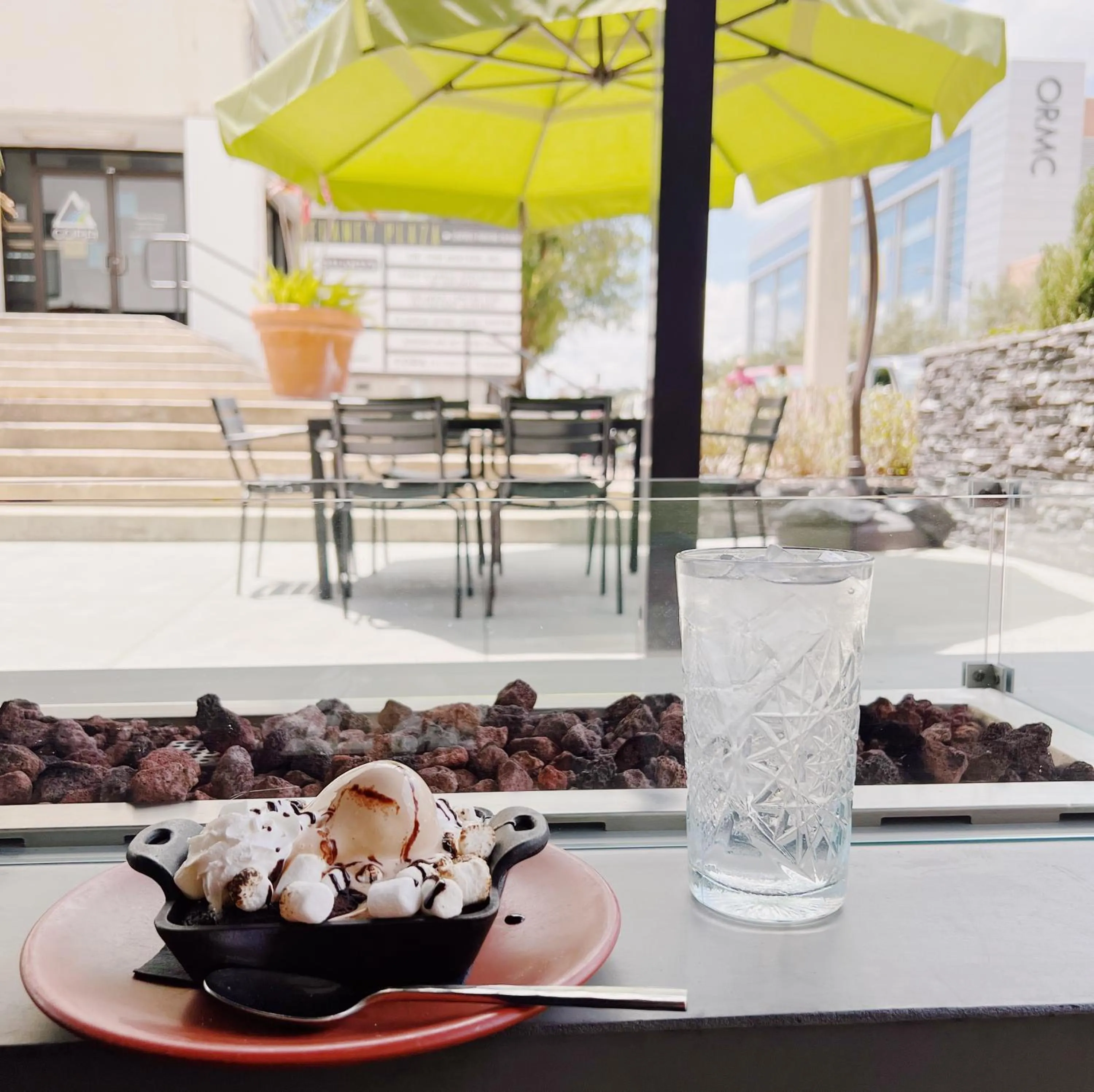 Patio in The Delaney Hotel