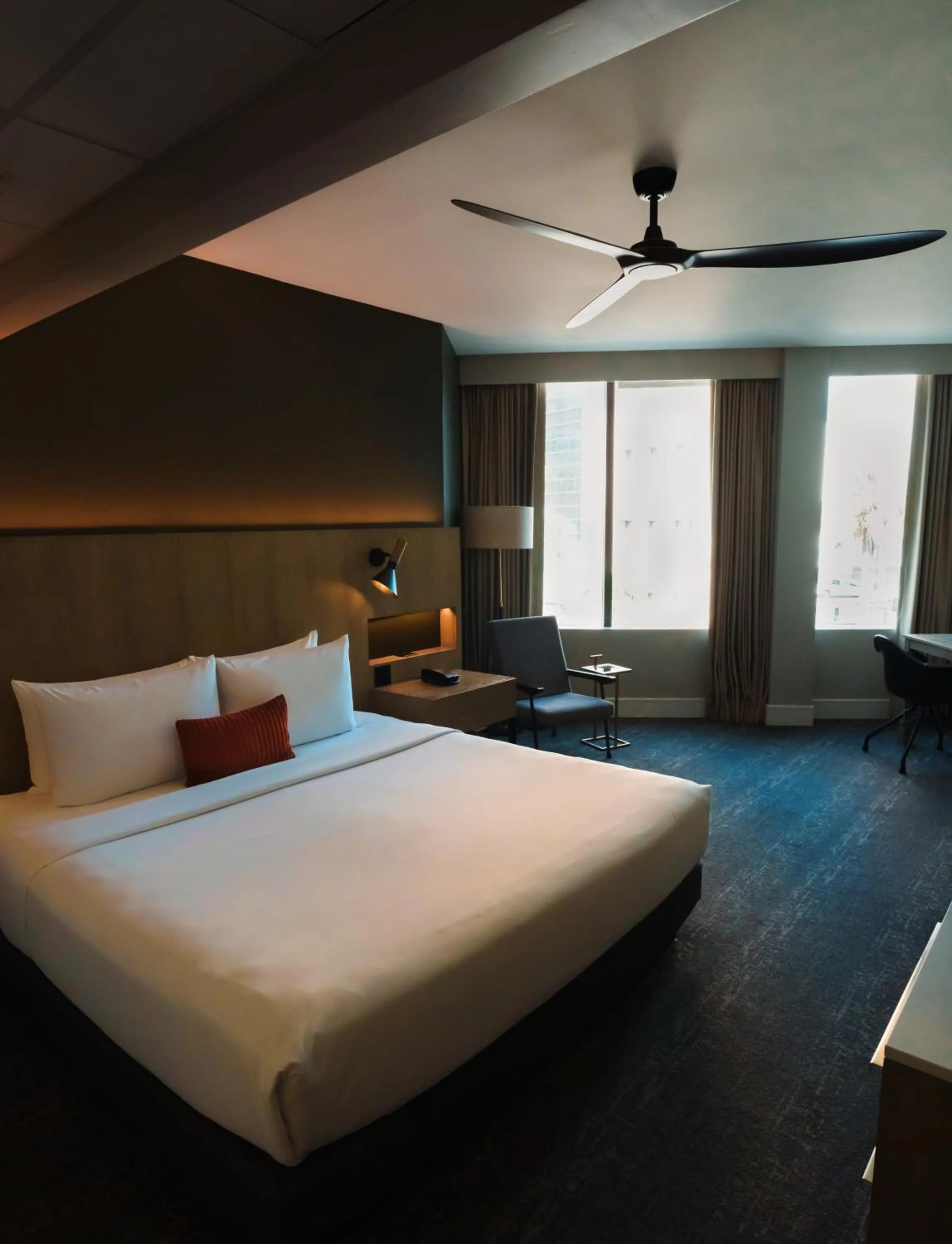 Bedroom, Bed in The Delaney Hotel