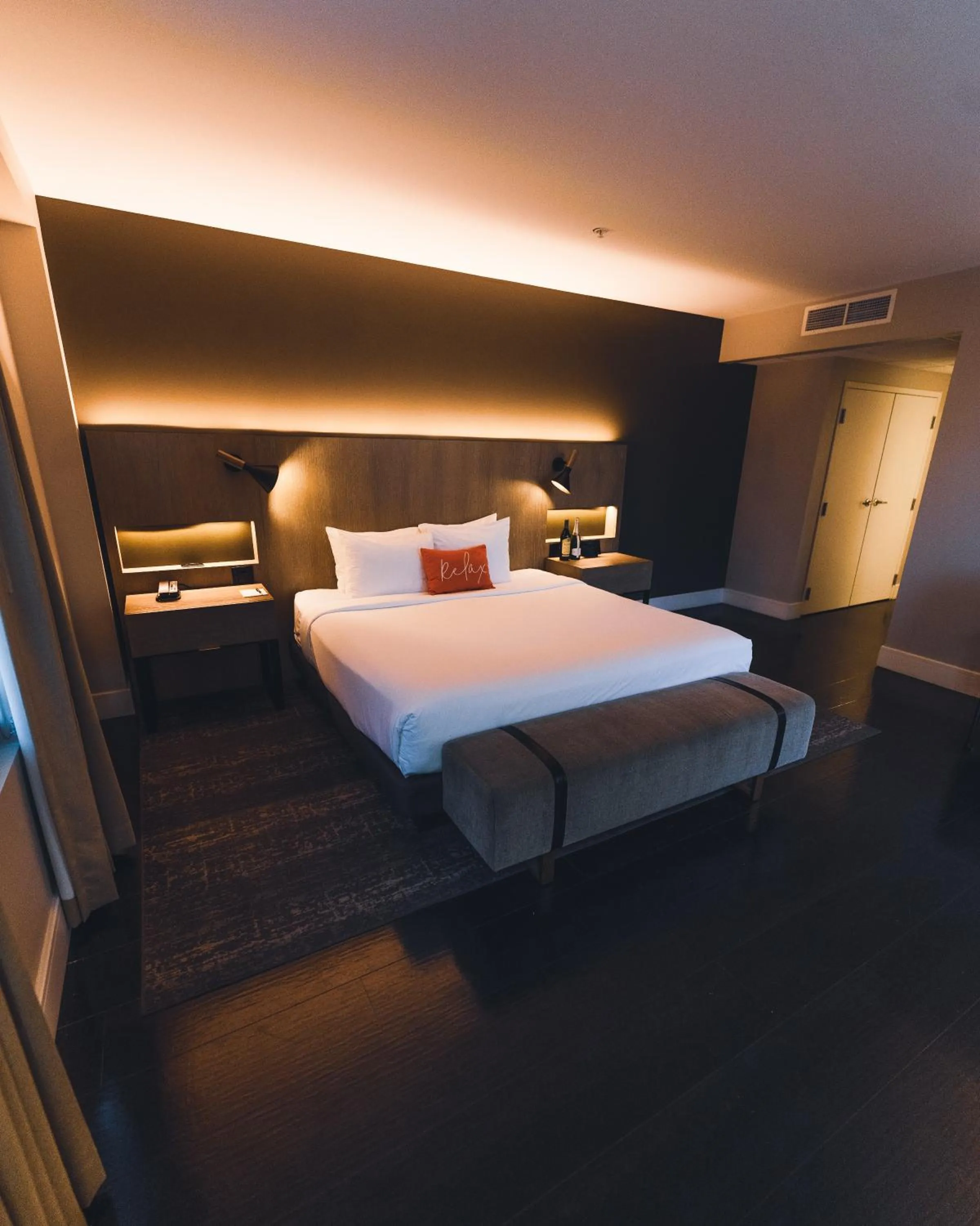 Bed in The Delaney Hotel