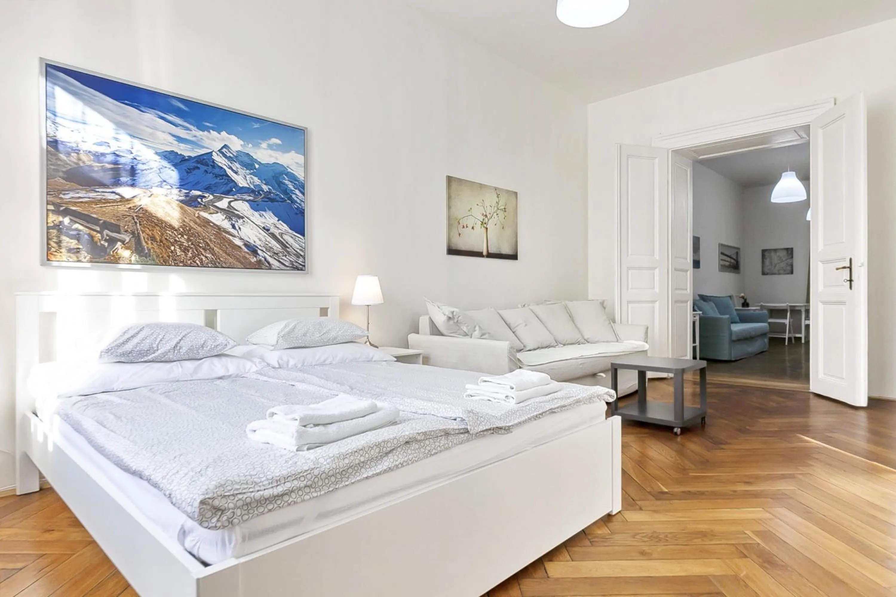 Bed in Aparthotel Wenceslas