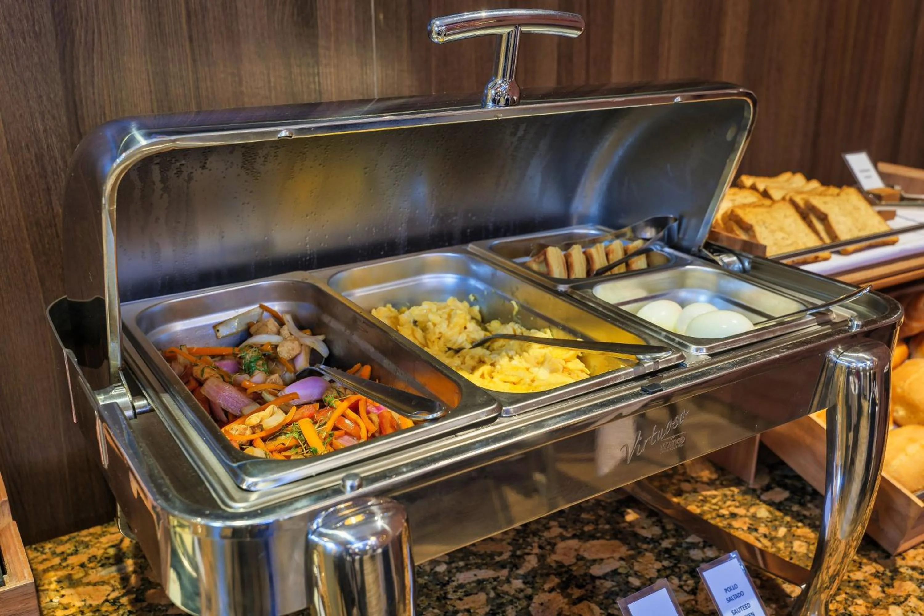 Buffet breakfast in Rado Hotel - Santa María