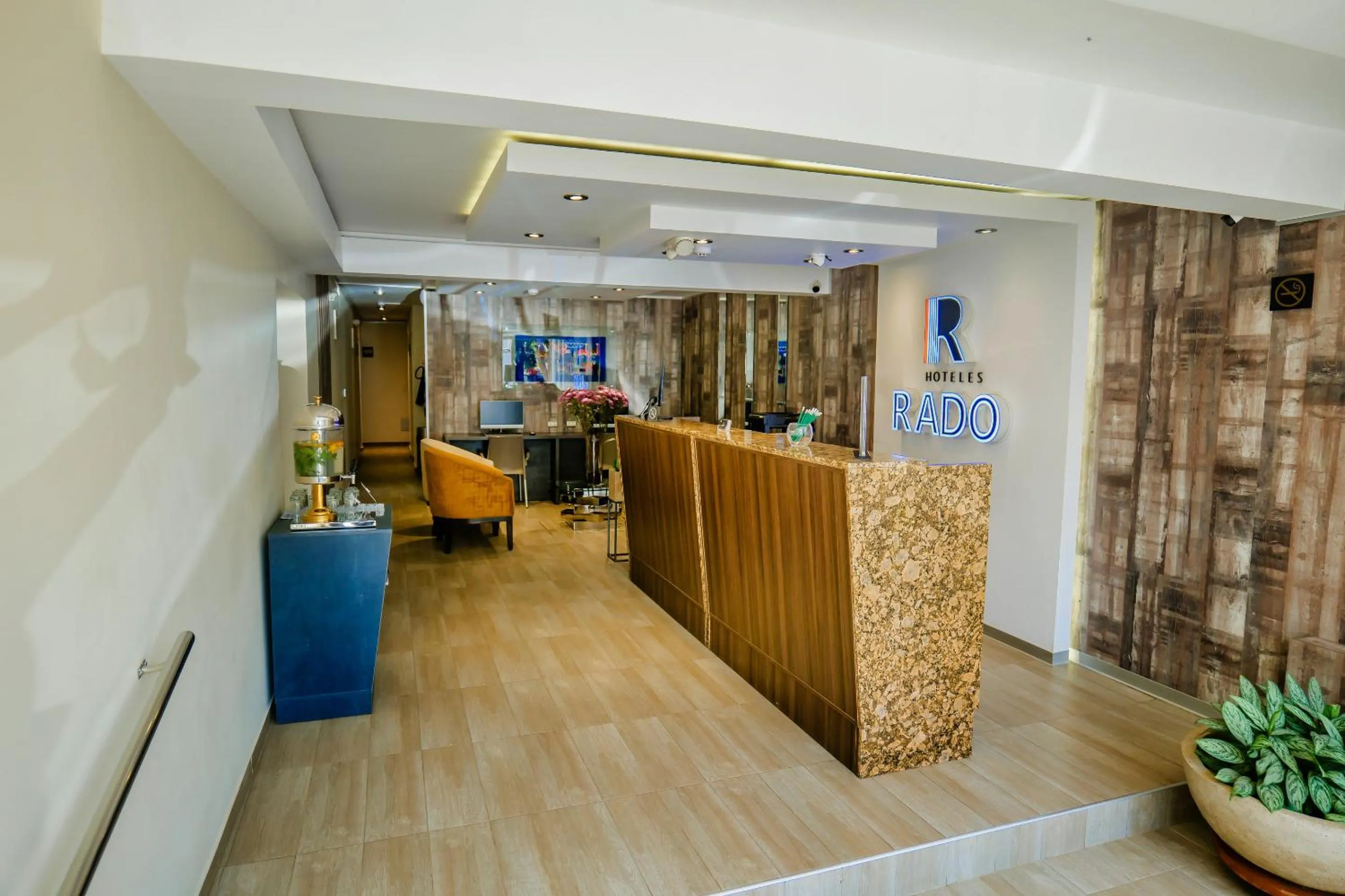 Lobby or reception in Rado Hotel - Santa María