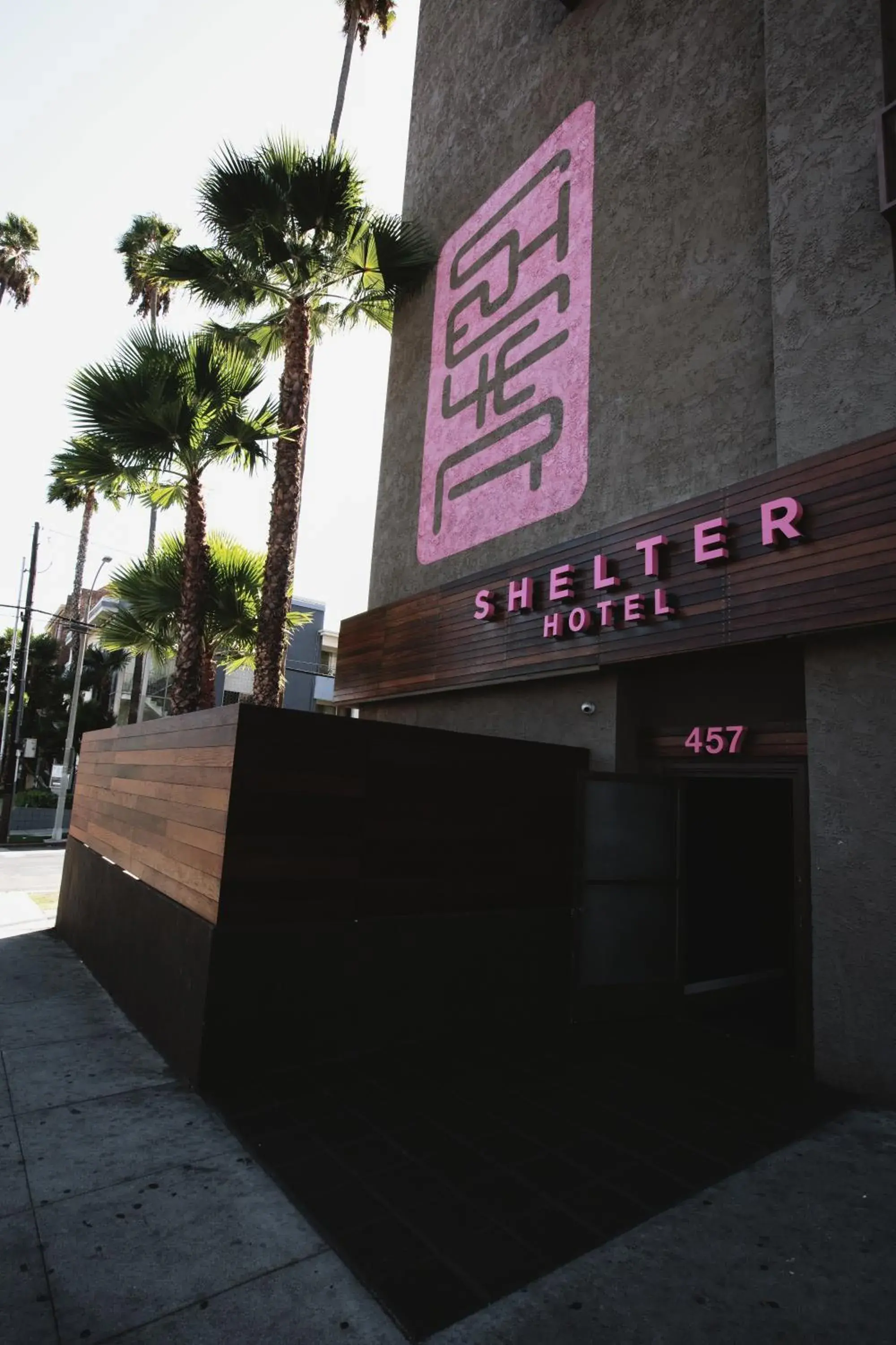 Facade/entrance in Shelter Hotel Los Angeles Facade/entrance in Shelter Hotel Los Angeles