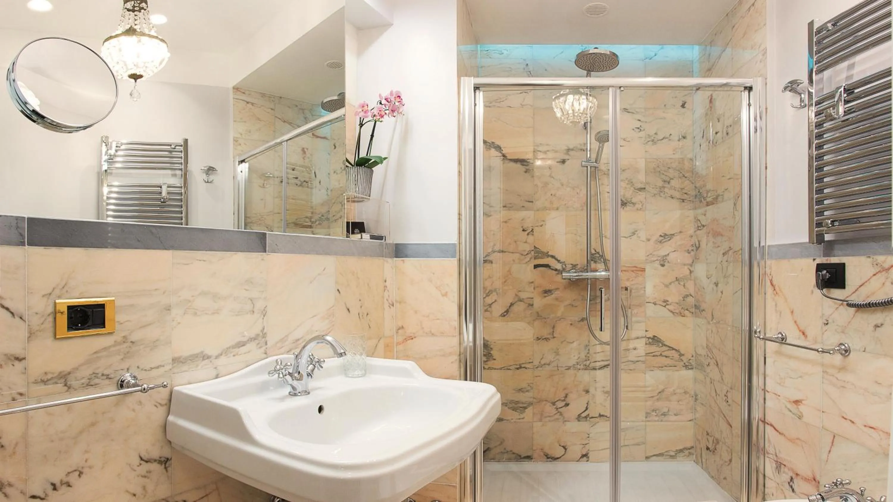 Bathroom in Nobildonne Relais