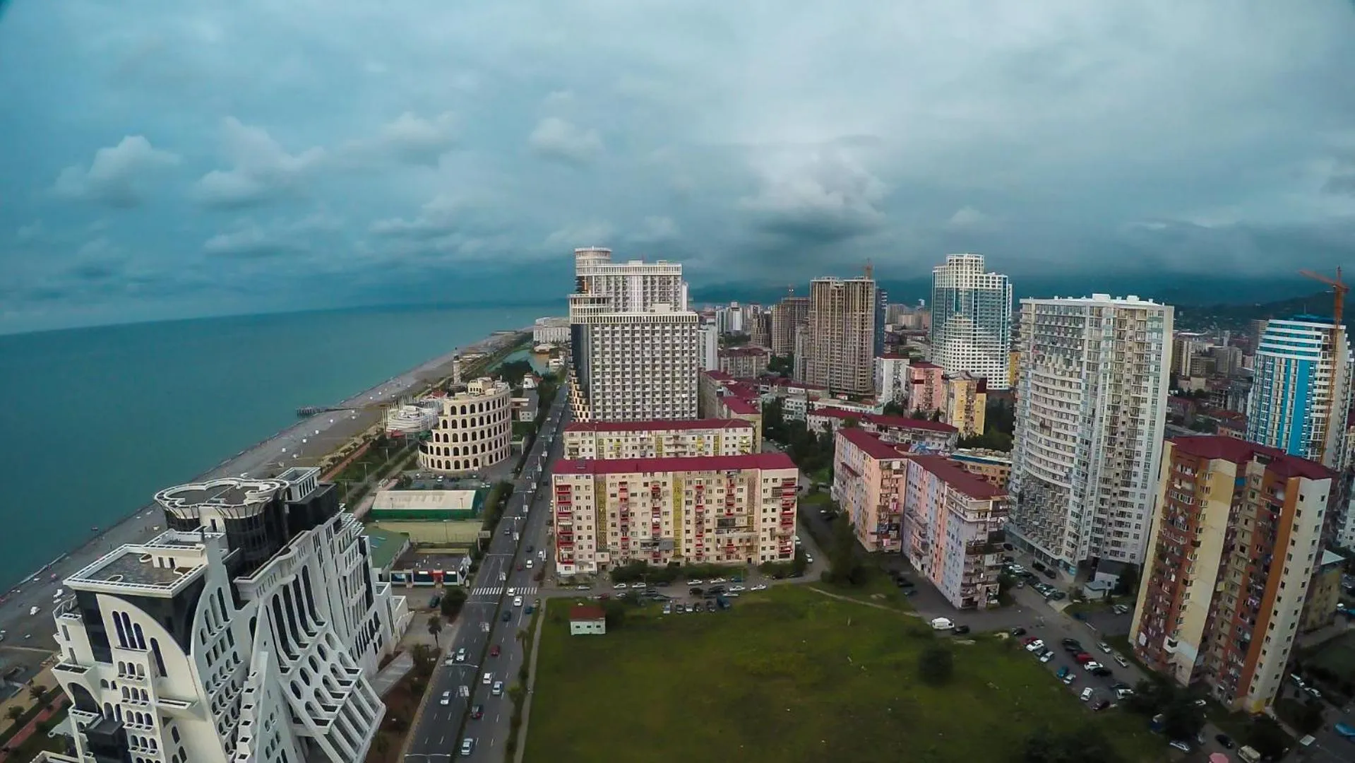 City view in Sky Inn Batumi
