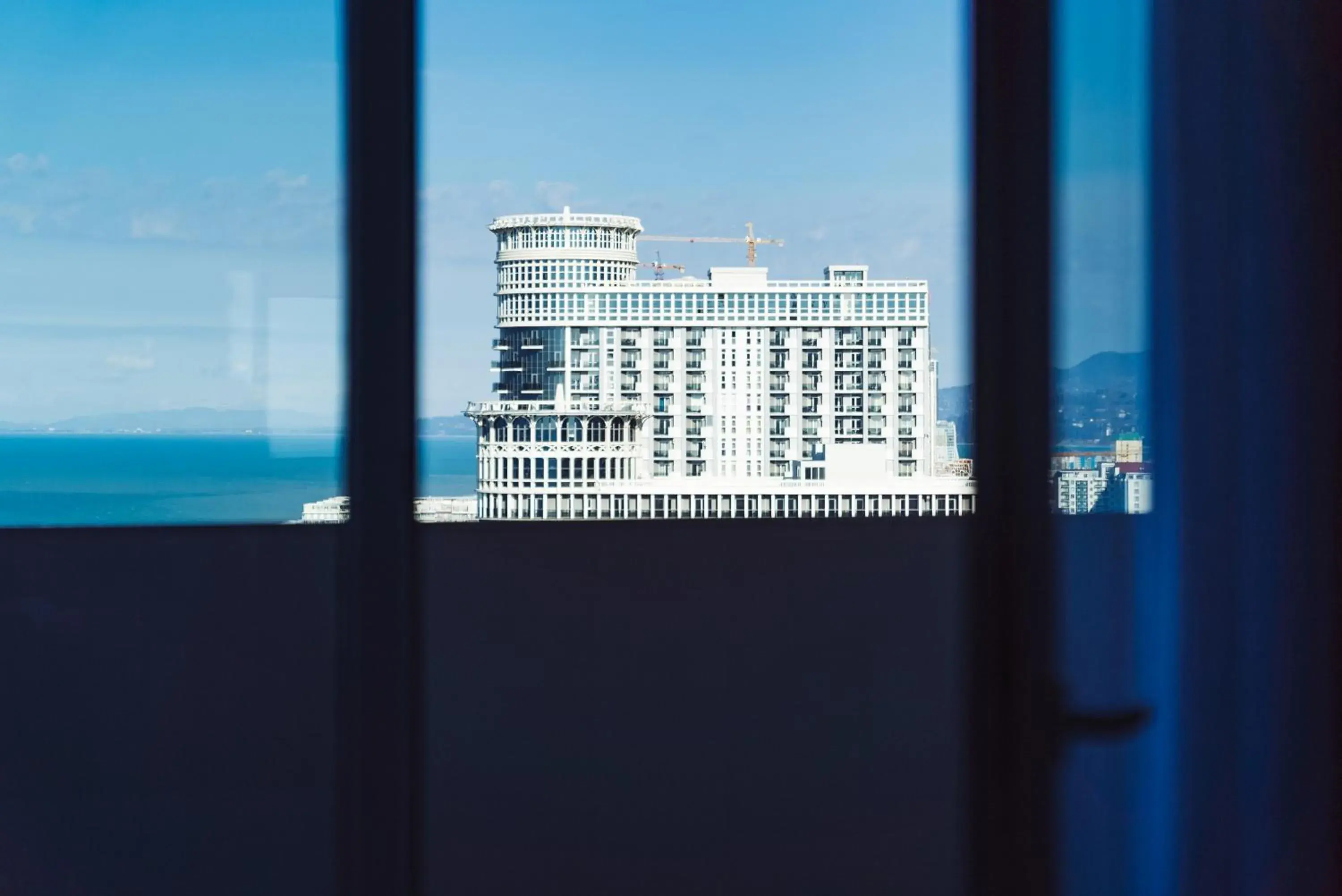 Twin Room with Sea View in Sky Inn Batumi Twin Room with Sea View in Sky Inn Batumi