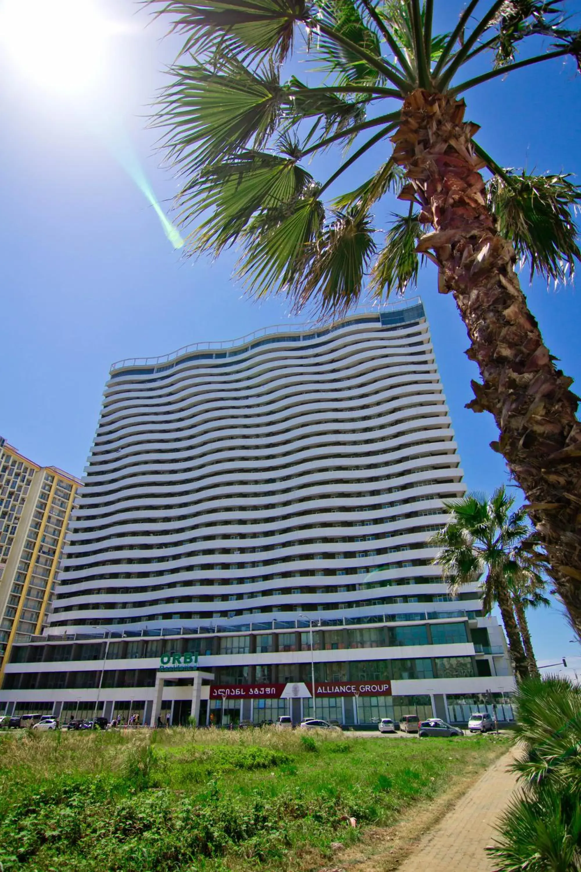 Facade/entrance in Sky Inn Batumi Facade/entrance in Sky Inn Batumi