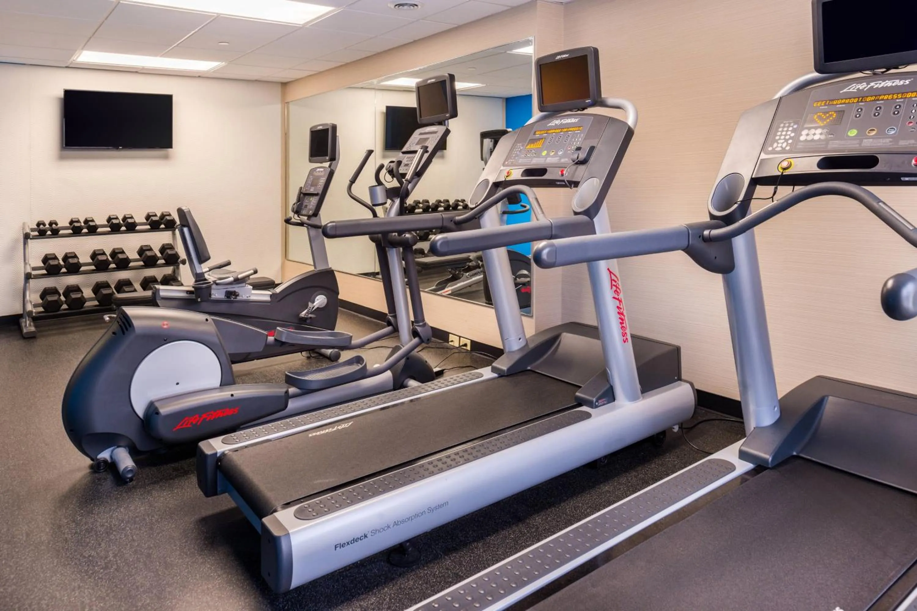 Fitness centre/facilities in Fairfield Inn & Suites by Marriott Olean
