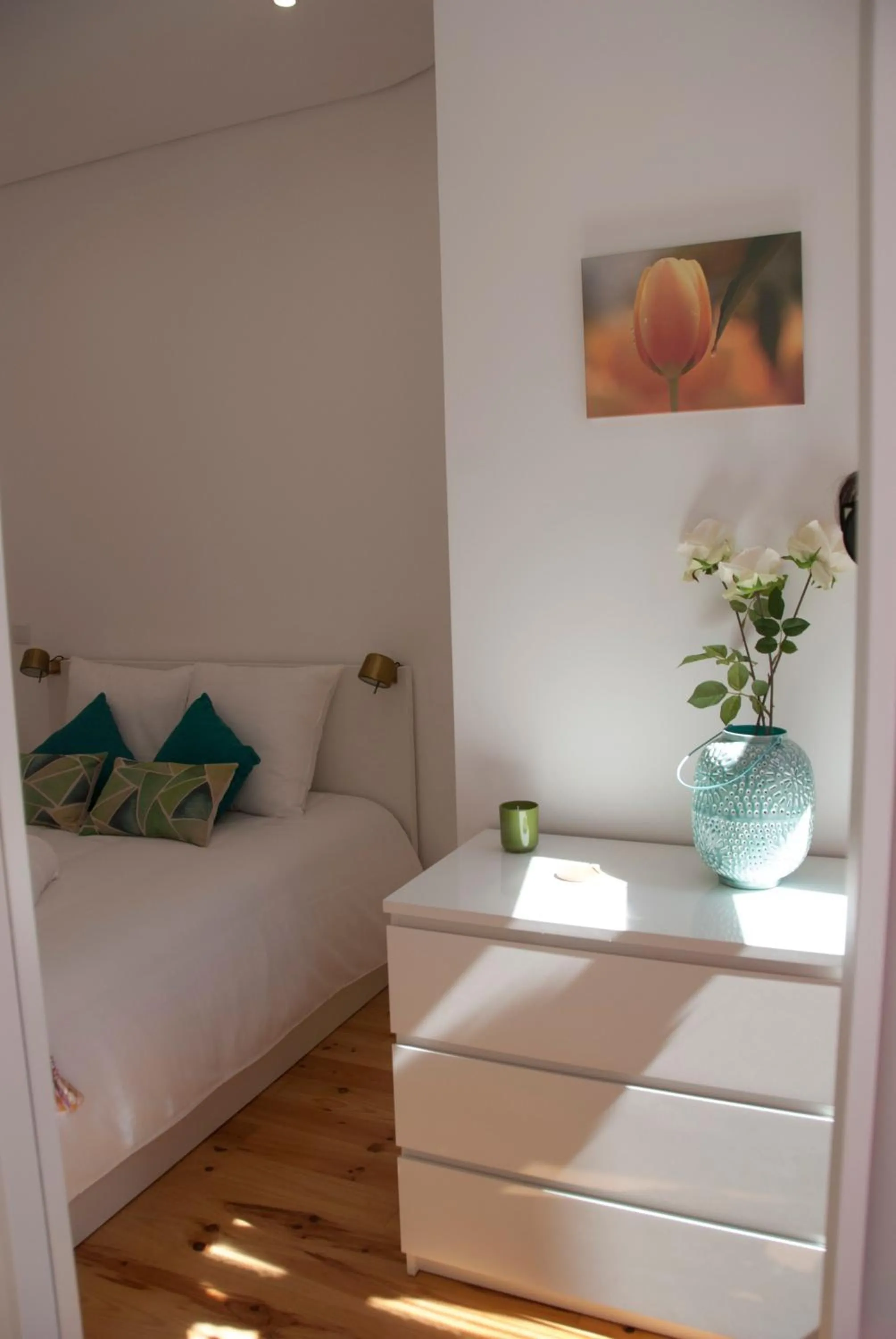 Bed in OportoView Alegria Apartment