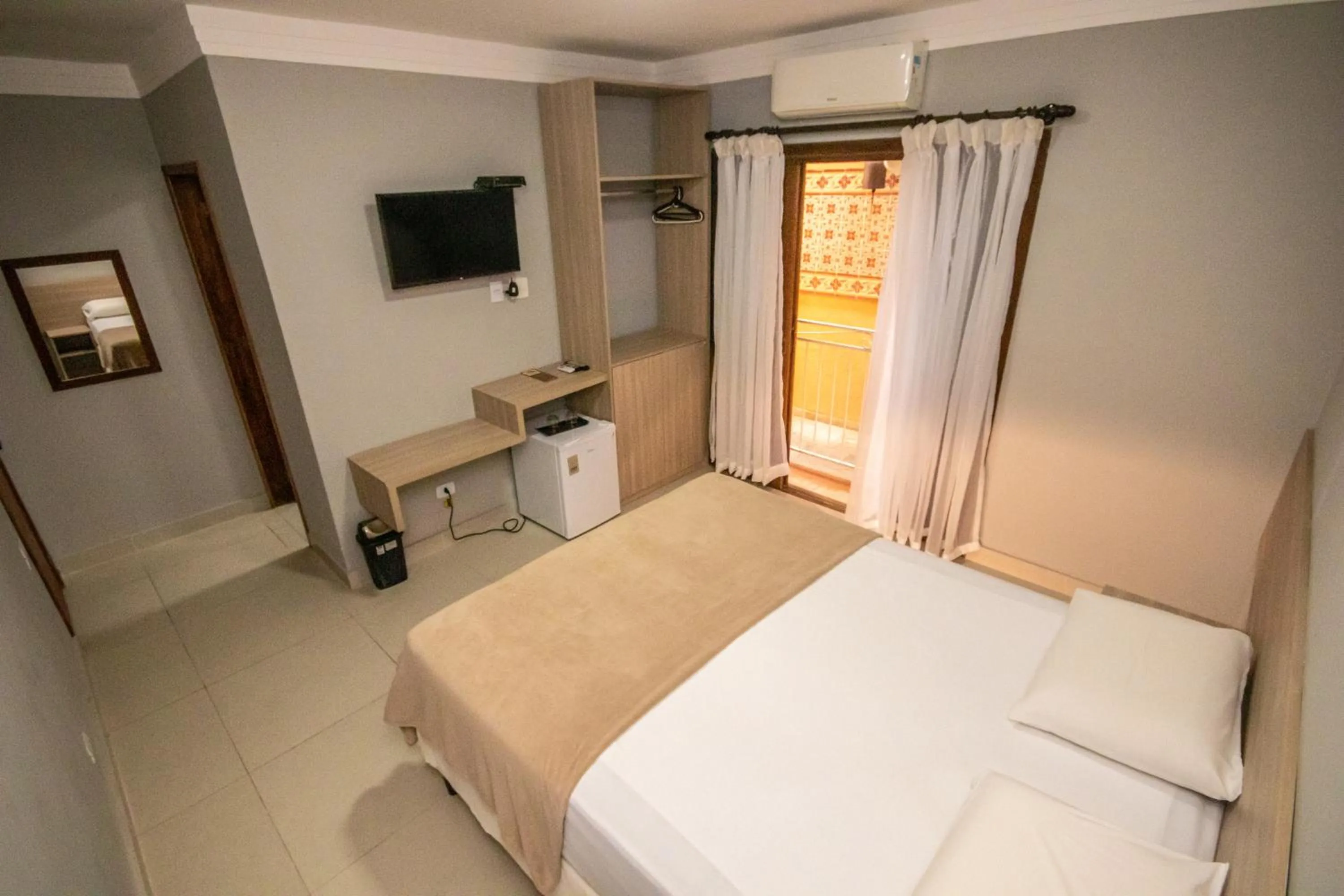 Bed in Hotel Costa Balena-Piscina Aquecida Coberta