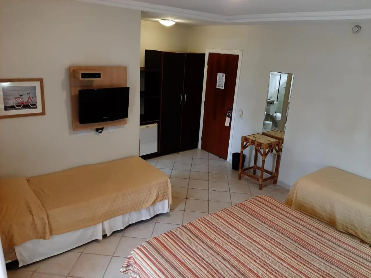 Bed in Hotel Costa Balena-Piscina Aquecida Coberta