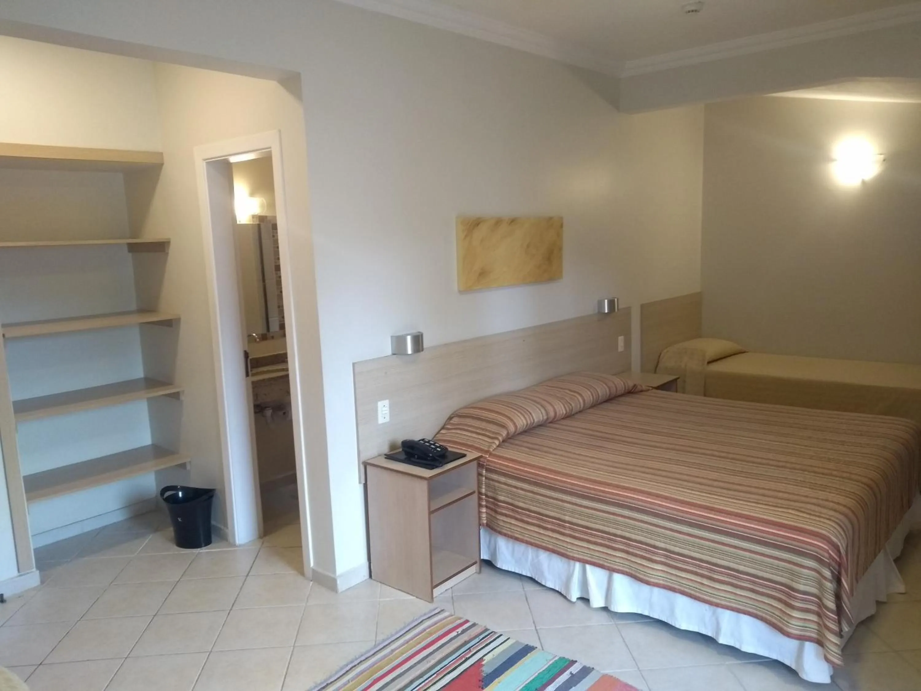 Bed in Hotel Costa Balena-Piscina Aquecida Coberta