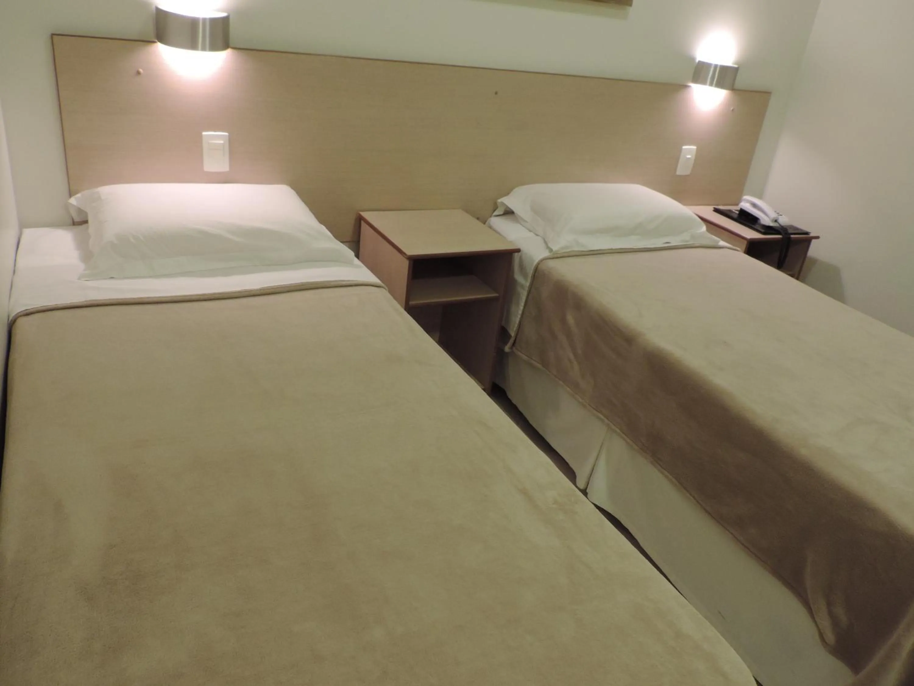 Bed in Hotel Costa Balena-Piscina Aquecida Coberta