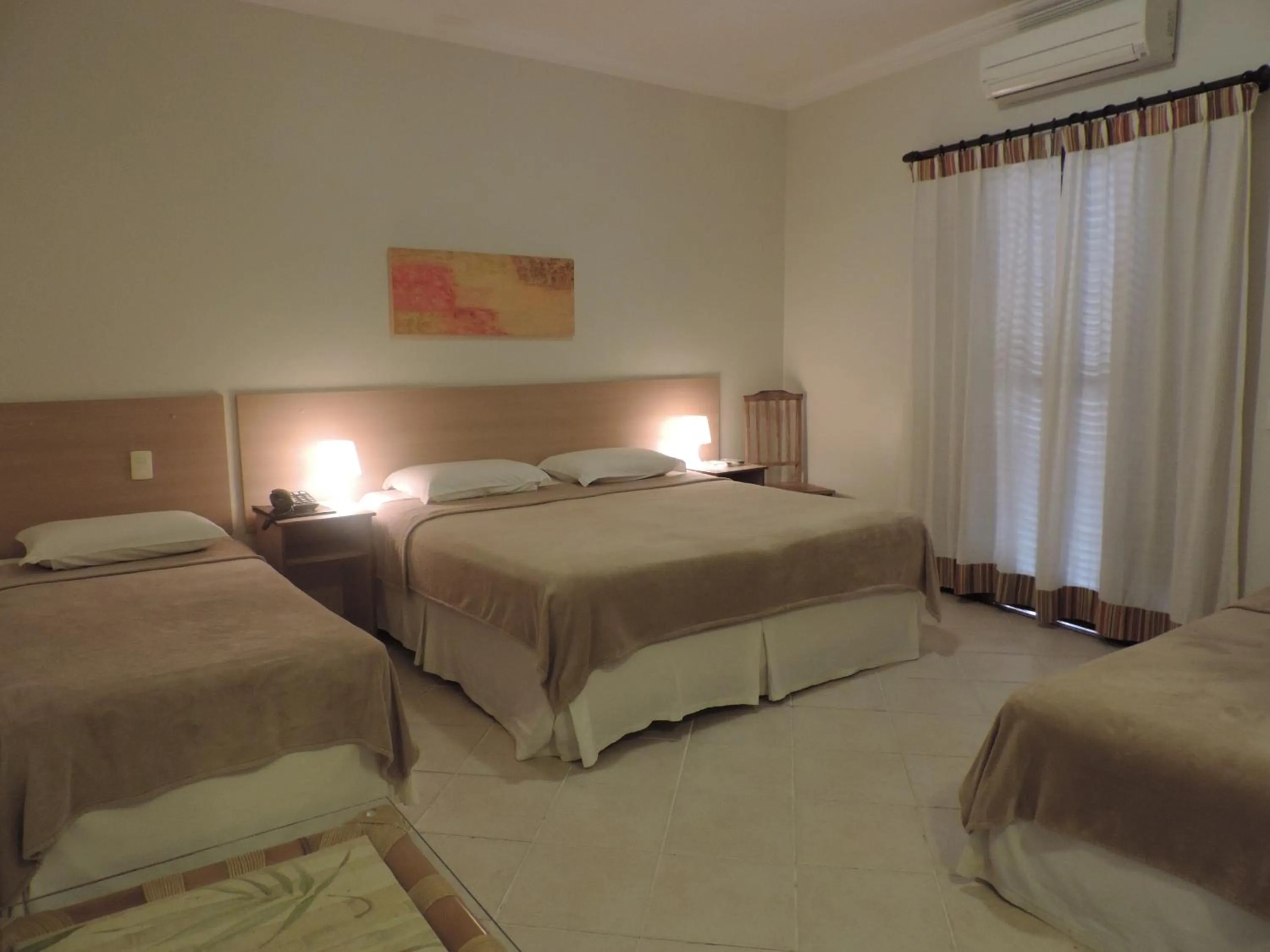 Bed in Hotel Costa Balena-Piscina Aquecida Coberta