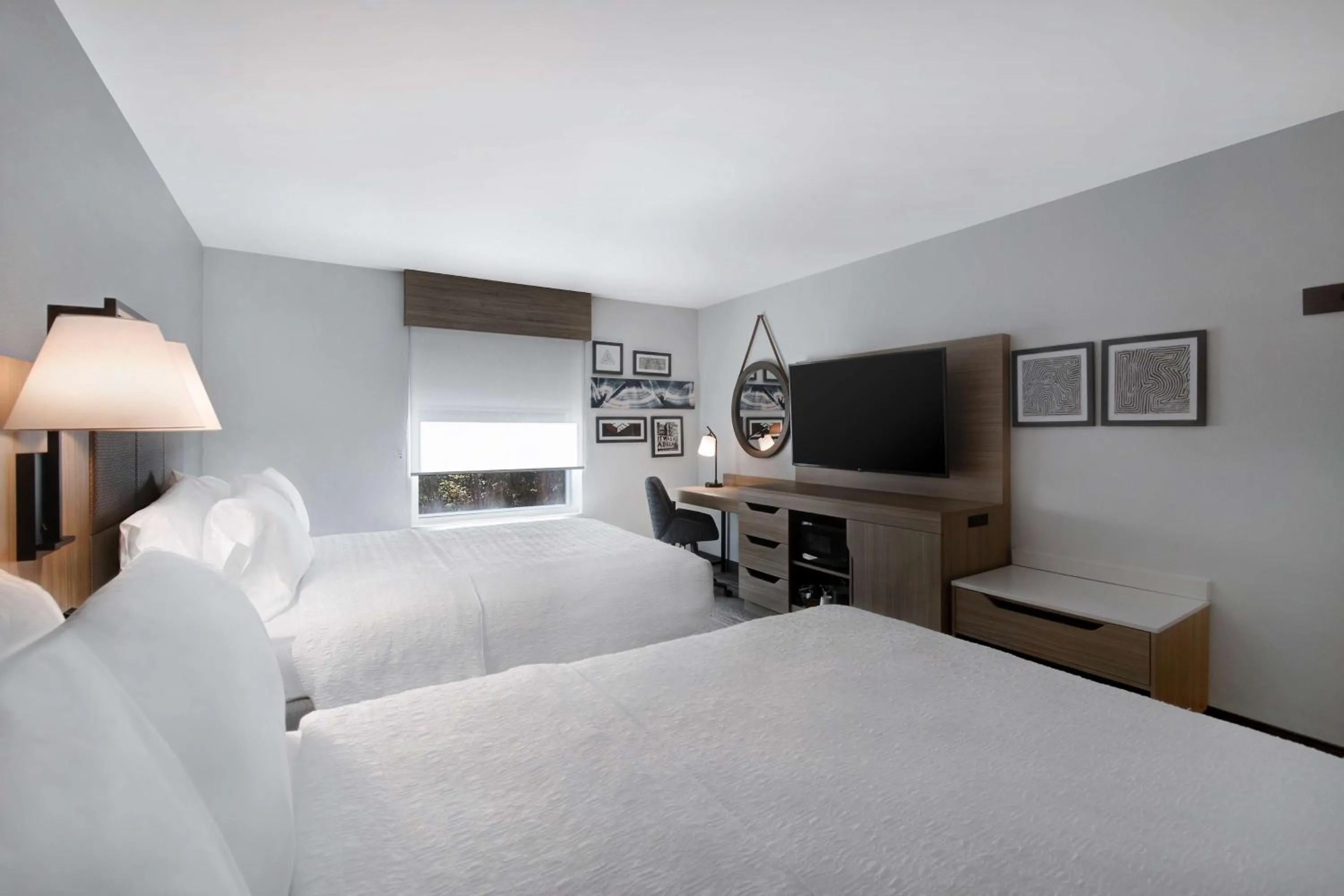 Bedroom, Bed in Hampton Inn Anderson/Alliance Business Park