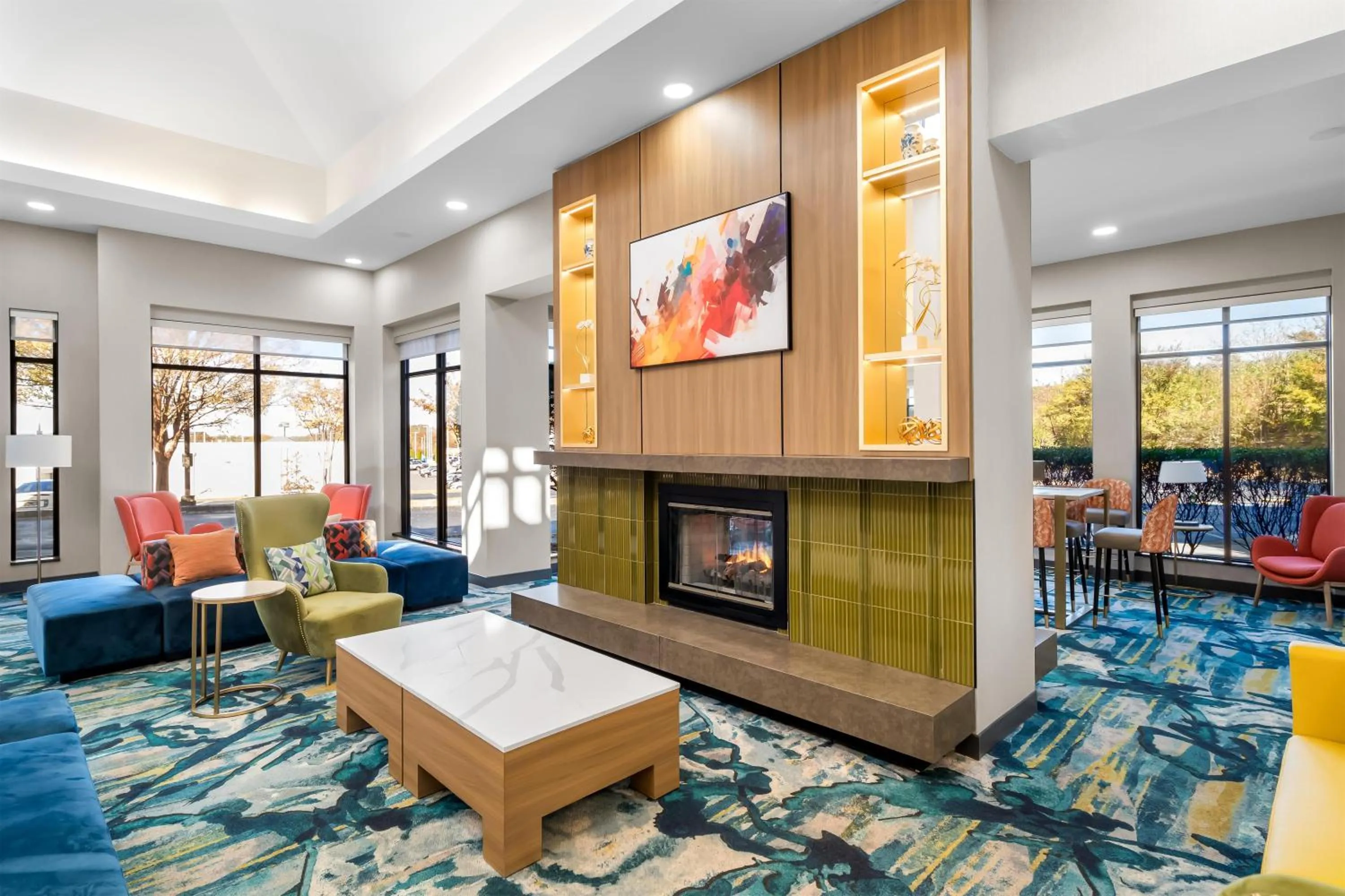 Lobby or reception in Hilton Garden Inn Cartersville