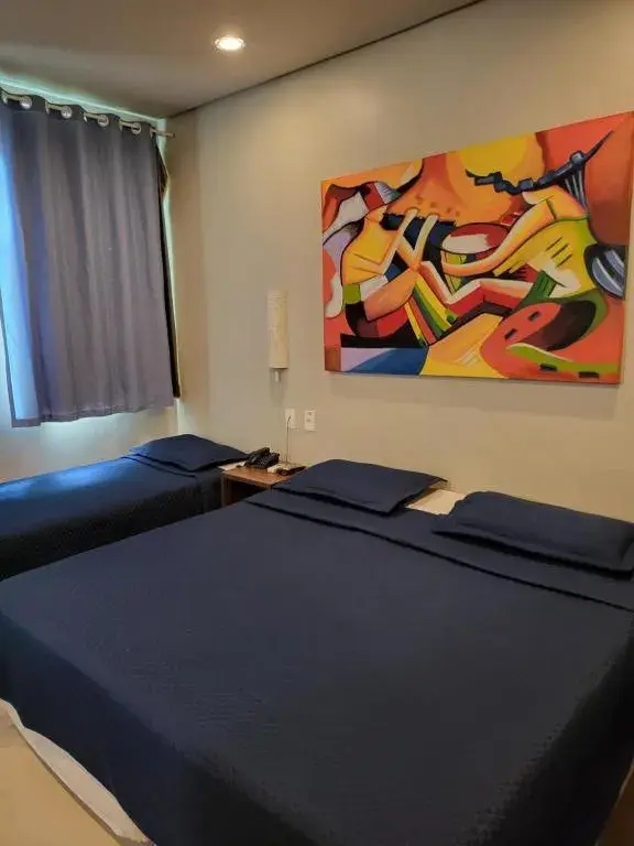 Bed in Hotel Encontro do Sol Bed in Hotel Encontro do Sol