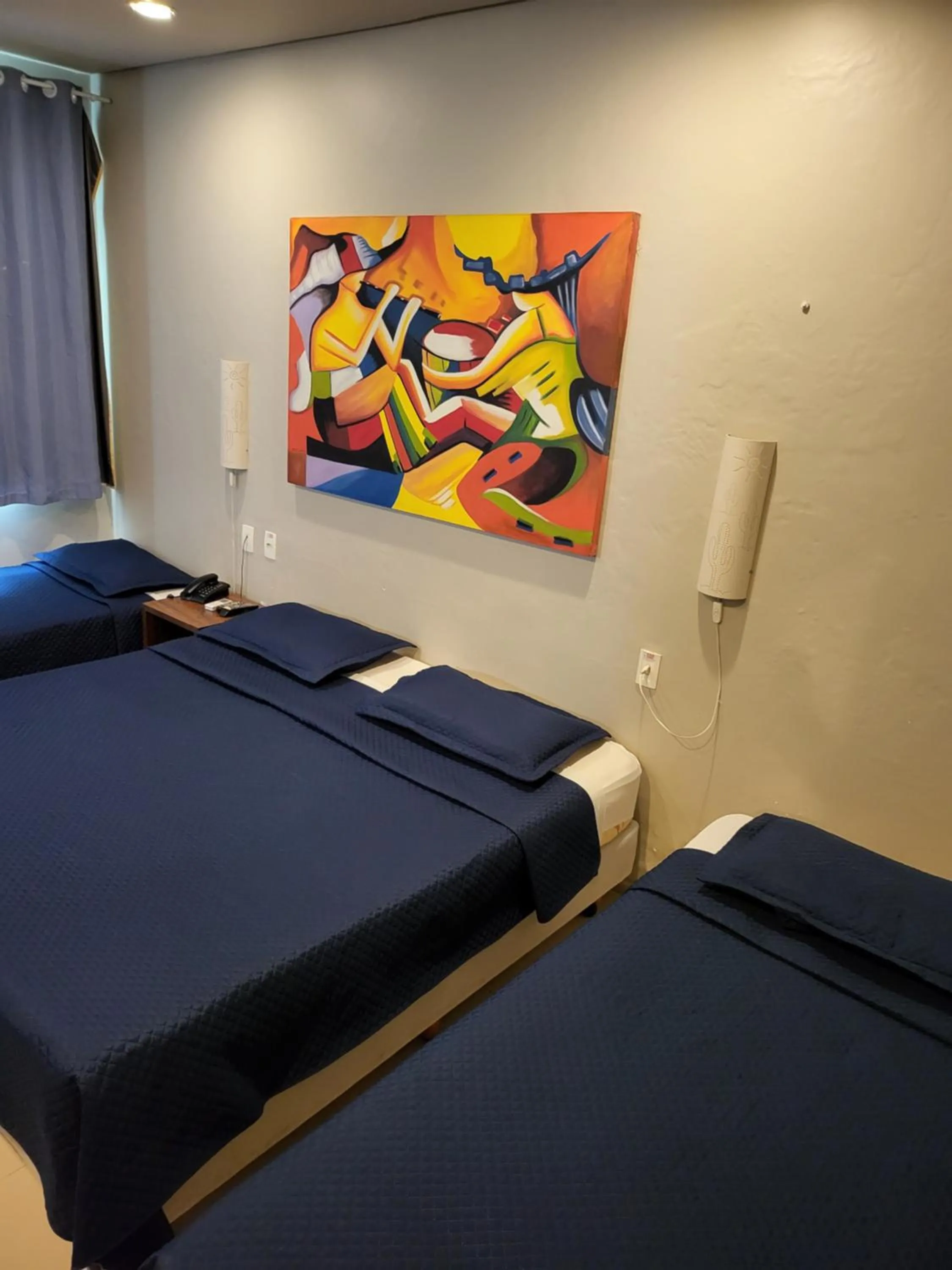 Bed in Hotel Encontro do Sol