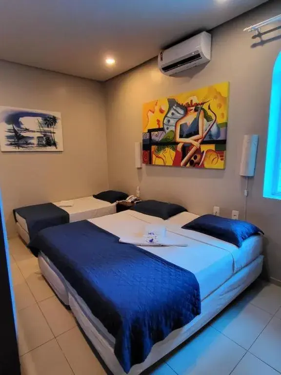 Bed in Hotel Encontro do Sol Bed in Hotel Encontro do Sol