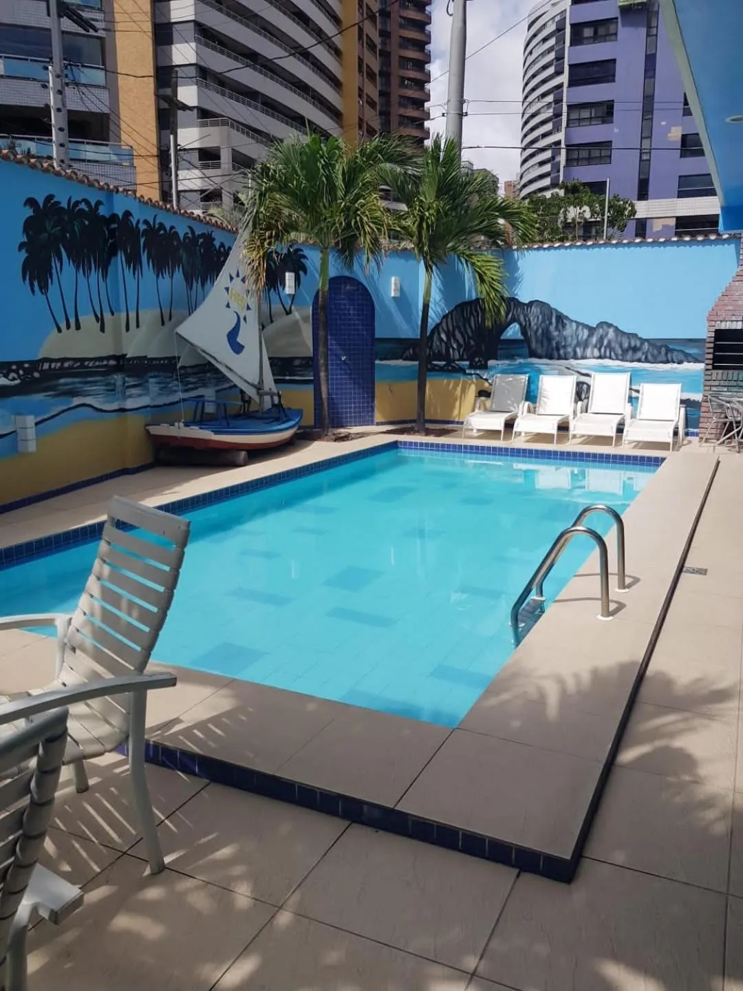 Pool view in Hotel Encontro do Sol